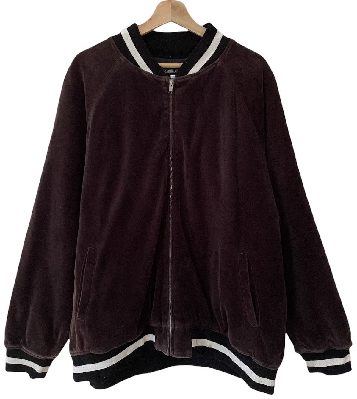 Japanese Brand 🔥VINTAGE SUKAJAN VELVET TIGER EMBROIDERY SOUVENIR JACKET Size US XXL / EU 58 / 5 - 4 Thumbnail