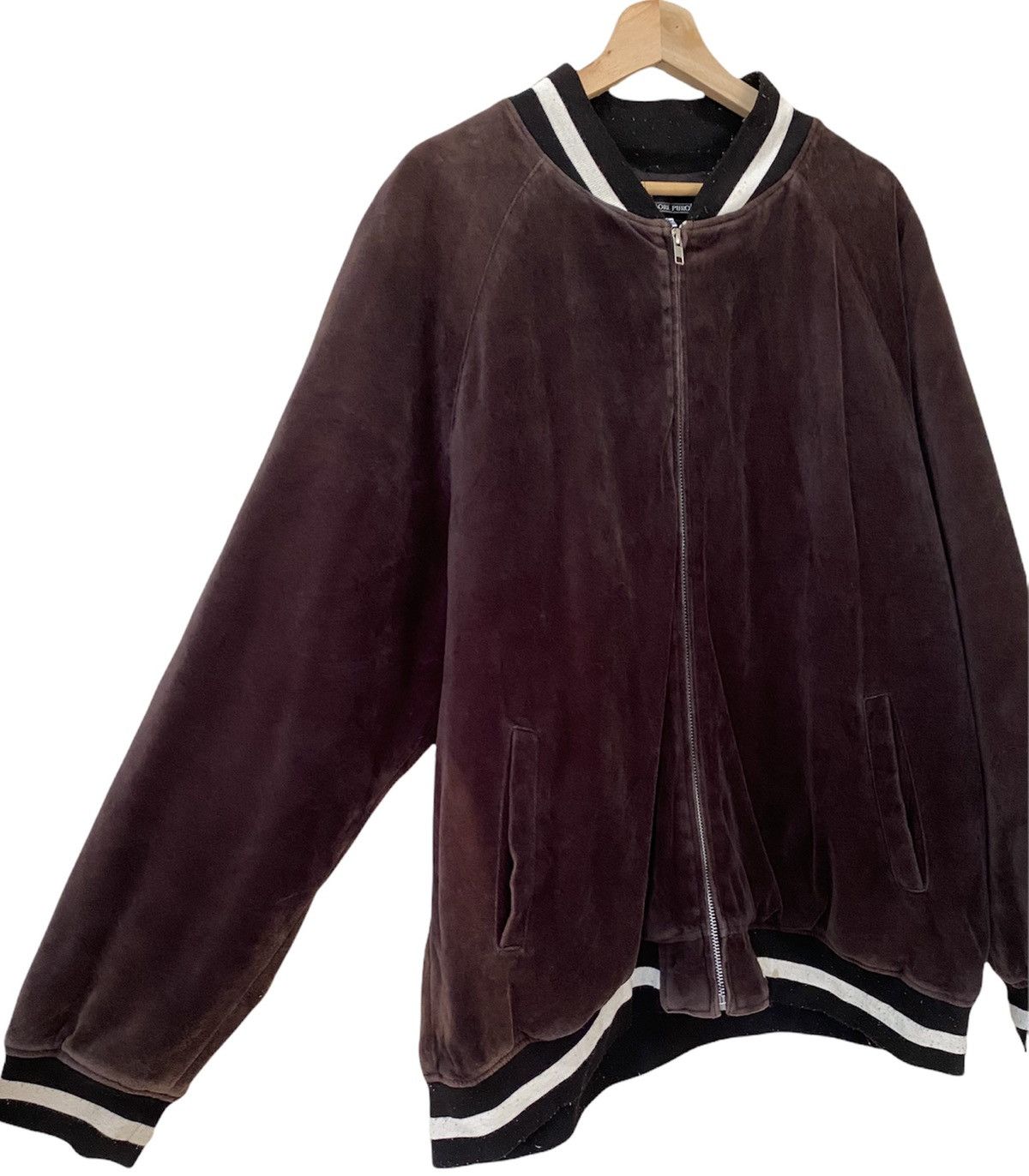 Japanese Brand 🔥VINTAGE SUKAJAN VELVET TIGER EMBROIDERY SOUVENIR JACKET Size US XXL / EU 58 / 5 - 5 Thumbnail