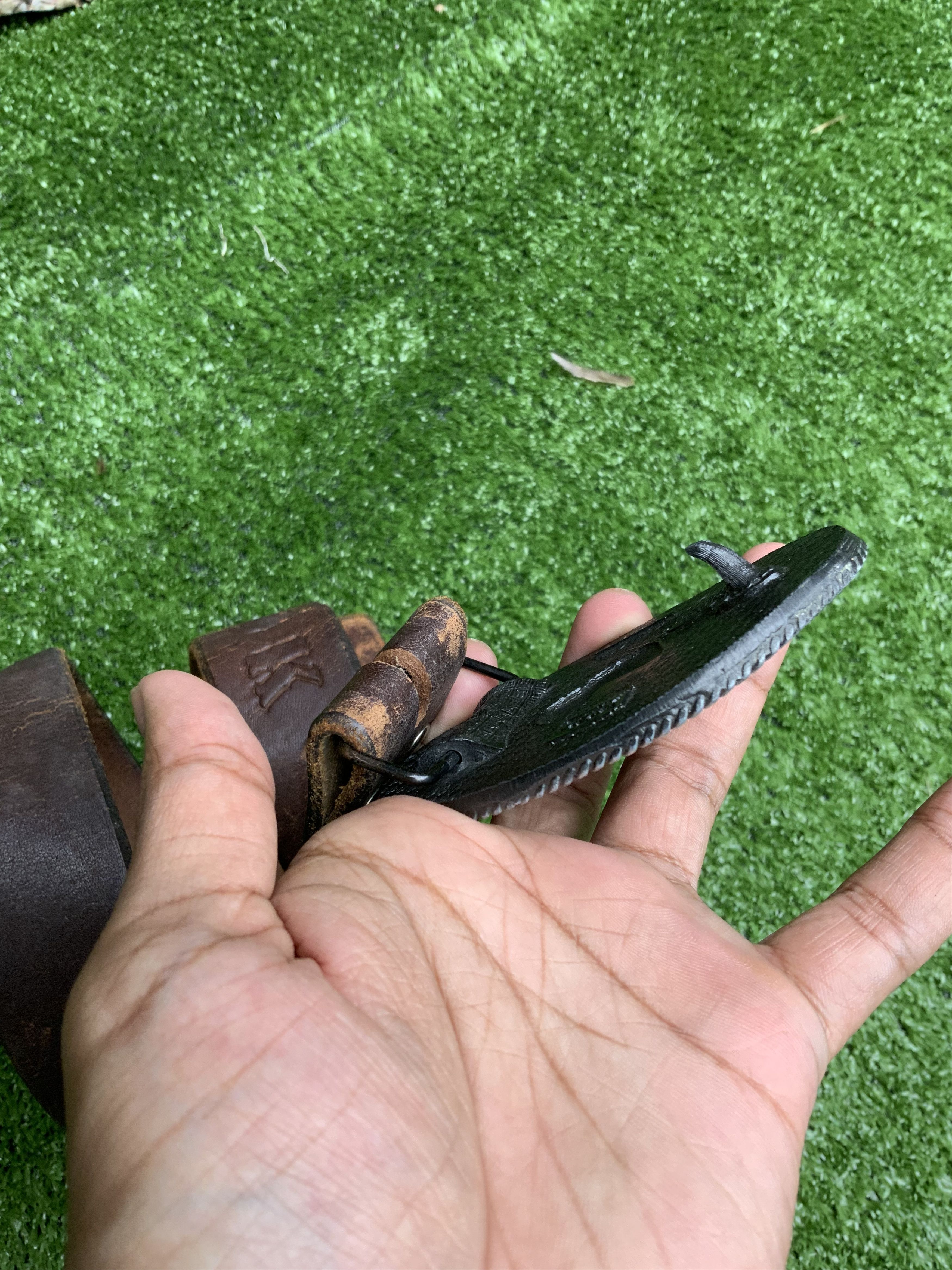 Cowboy Equipment Vintage Cowboy ©️1990 PainTree Leather Belt Made in USA 🔥 Size ONE SIZE - 22 Thumbnail