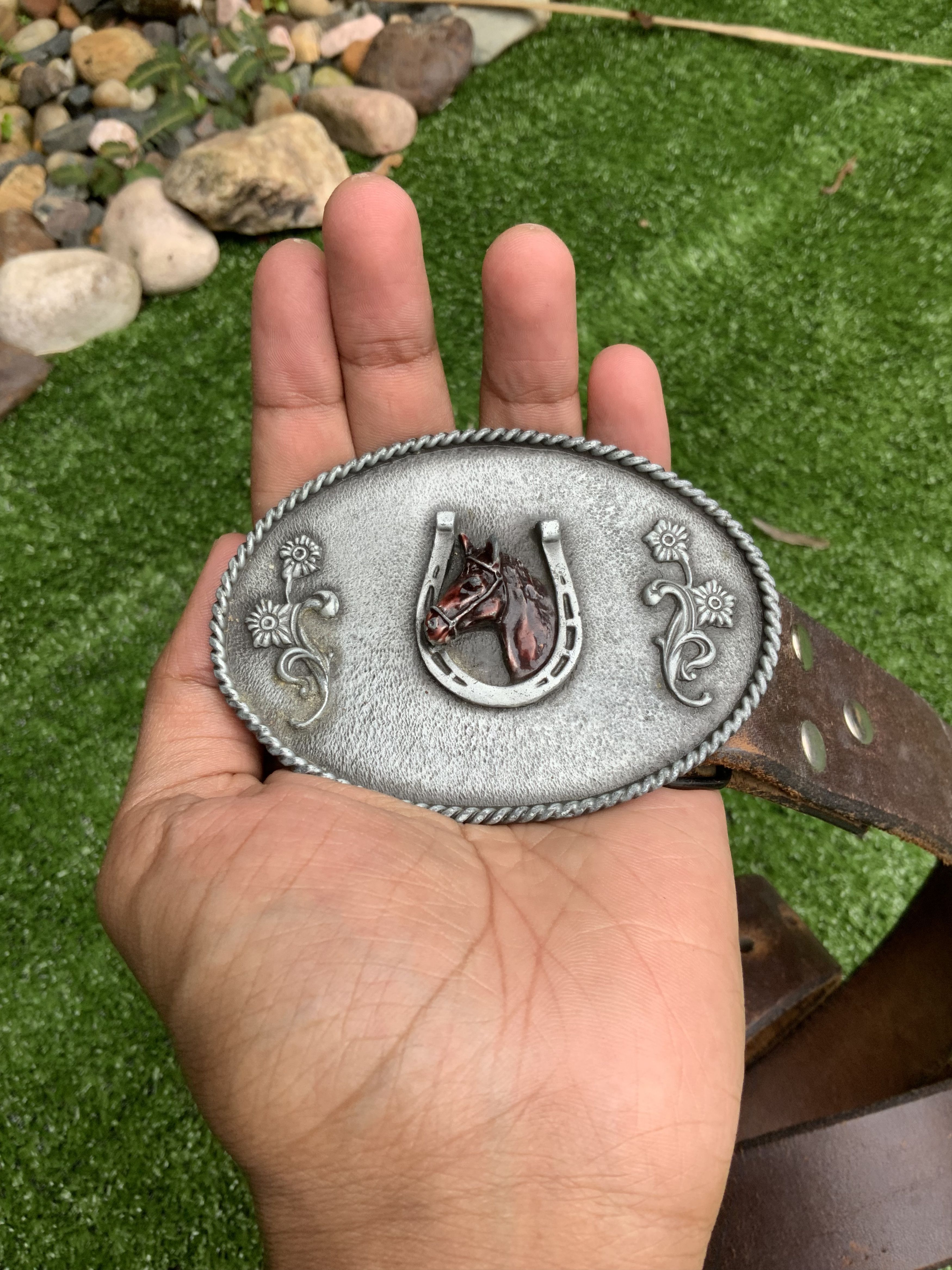 Cowboy Equipment Vintage Cowboy ©️1990 PainTree Leather Belt Made in USA 🔥 Size ONE SIZE - 17 Thumbnail