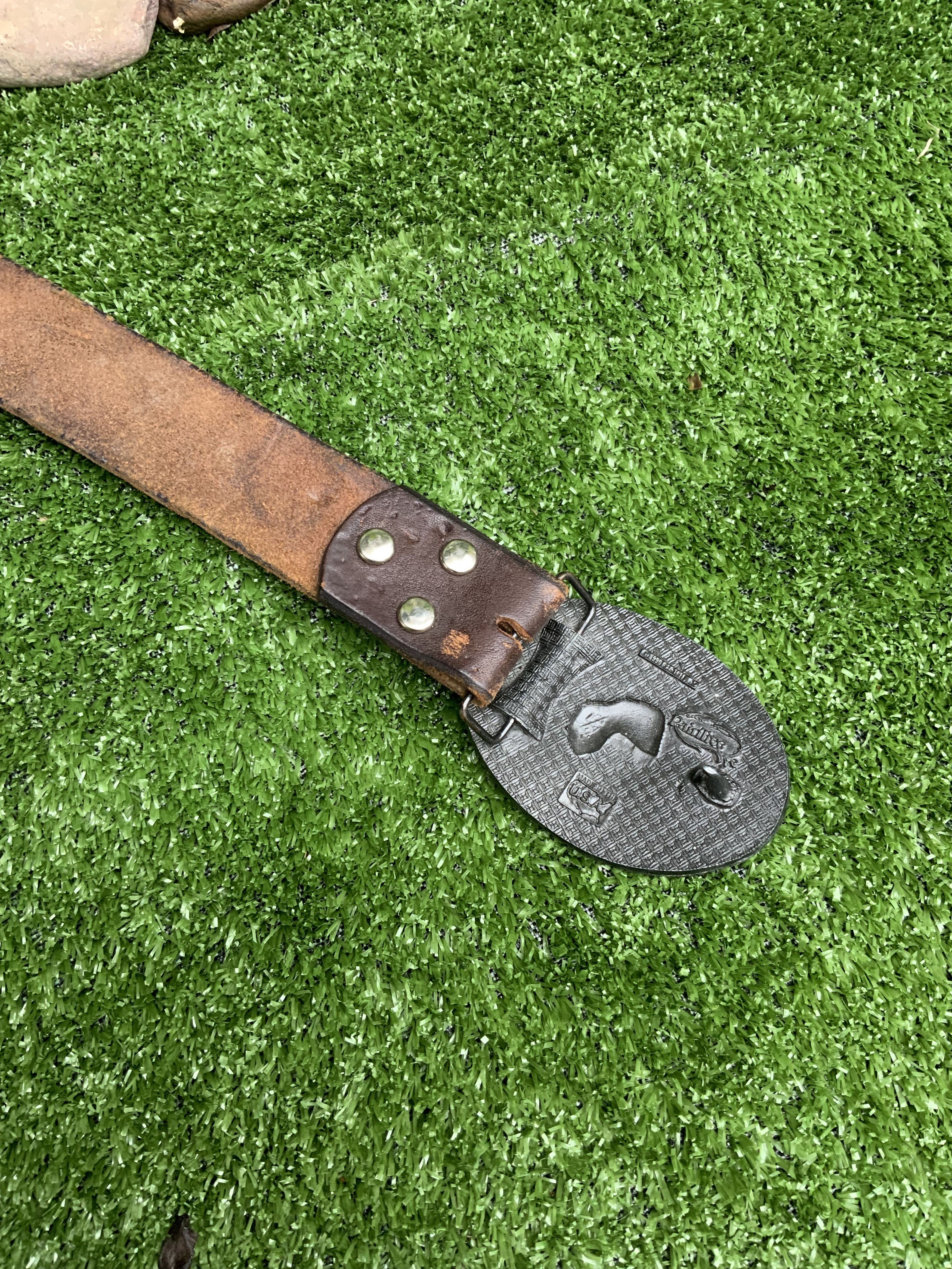 Cowboy Equipment Vintage Cowboy ©️1990 PainTree Leather Belt Made in USA 🔥 Size ONE SIZE - 13 Thumbnail