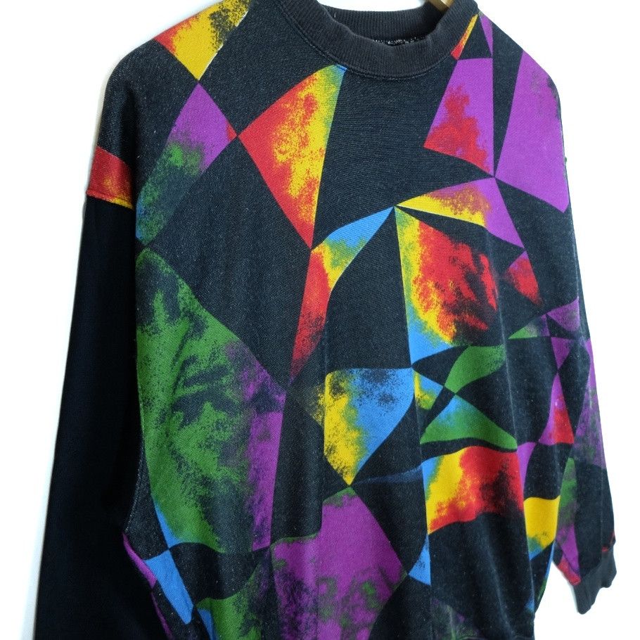 Mr. Junko MR JUNKO Junko Koshino Multicolor Monogram Sweatshirts Size US M / EU 48-50 / 2 - 5 Thumbnail
