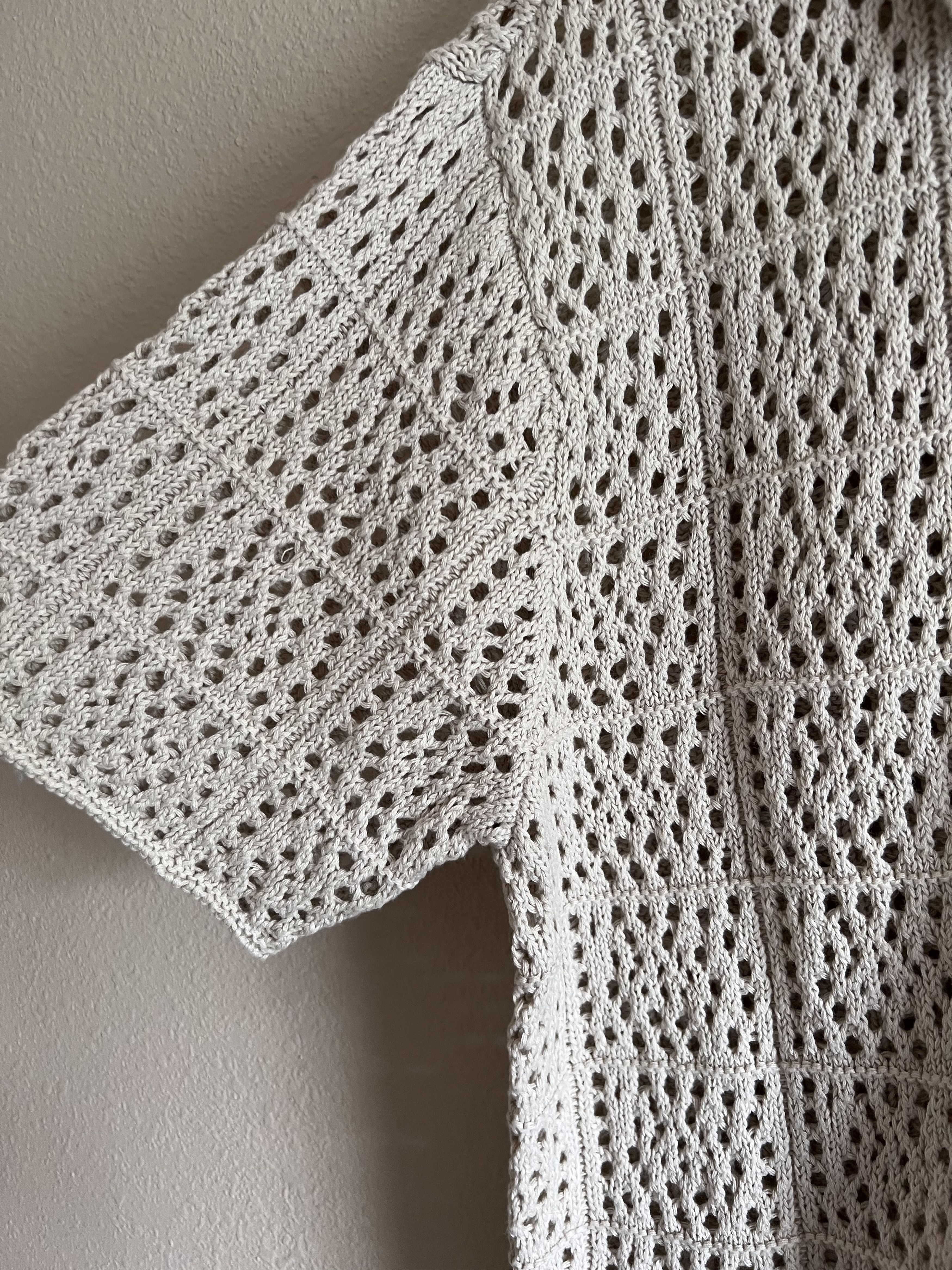 Stussy Stussy Crochet Shirt in Natural Size US S / EU 44-46 / 1 - 2 Thumbnail