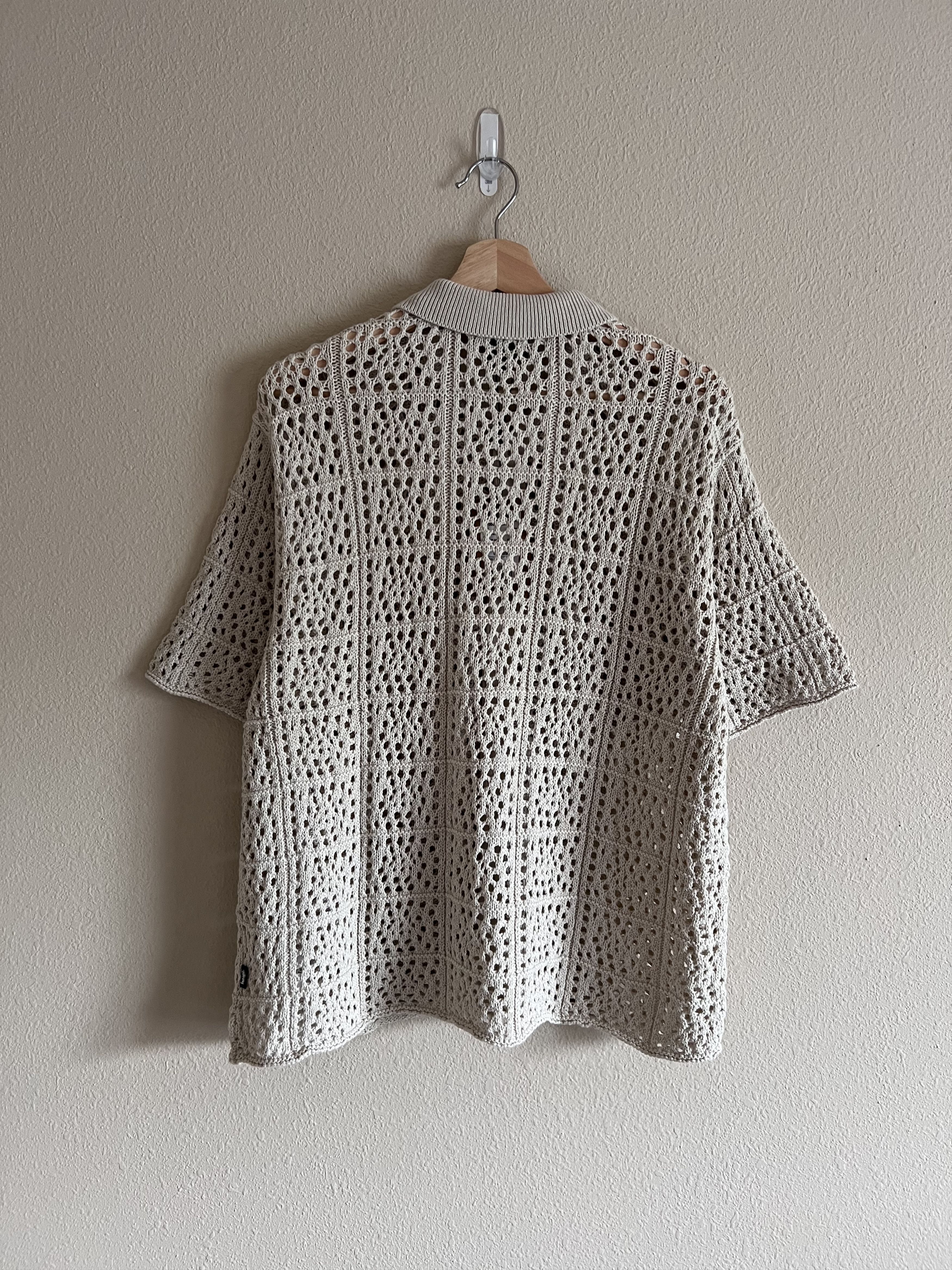 Stussy Stussy Crochet Shirt in Natural Size US S / EU 44-46 / 1 - 3 Thumbnail