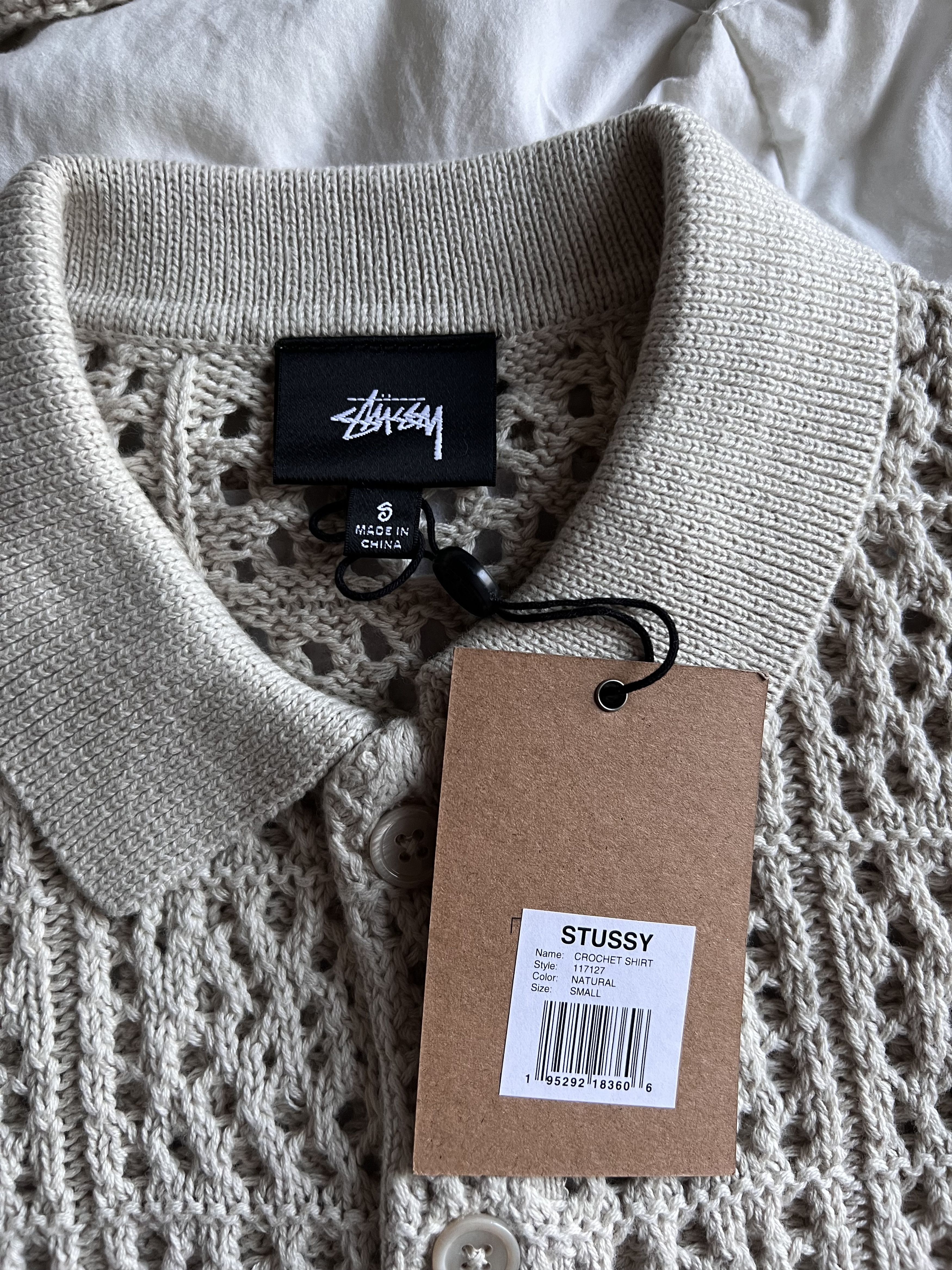 Stussy Stussy Crochet Shirt in Natural Size US S / EU 44-46 / 1 - 5 Thumbnail
