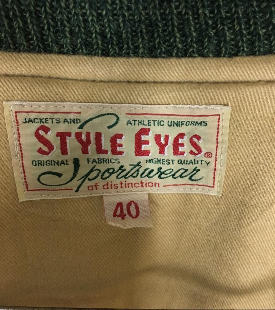 Toyo Enterprises Vintage STYLE EYES Varsity Jacket by Toyo Enterprise Size 40 Size US M / EU 48-50 / 2 - 6 Thumbnail