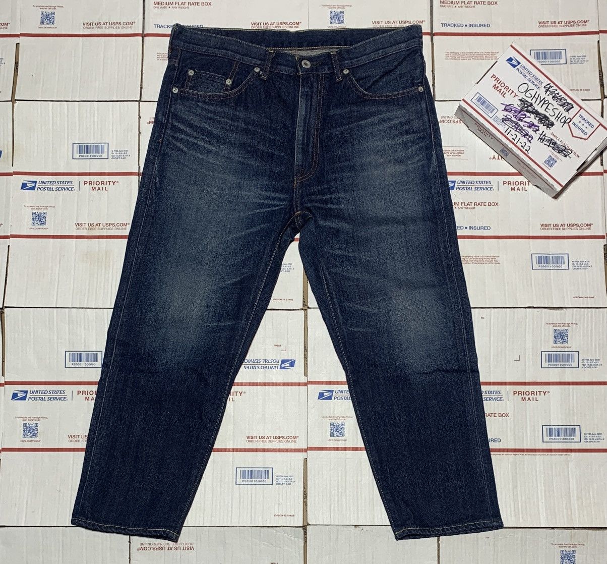 Bape Bapesta Denim Size US 33 - 2 Thumbnail