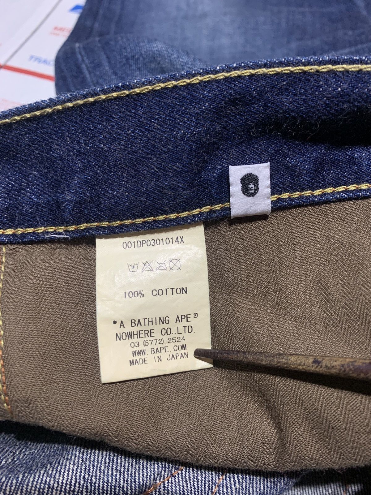 Bape Bapesta Denim Size US 33 - 4 Thumbnail
