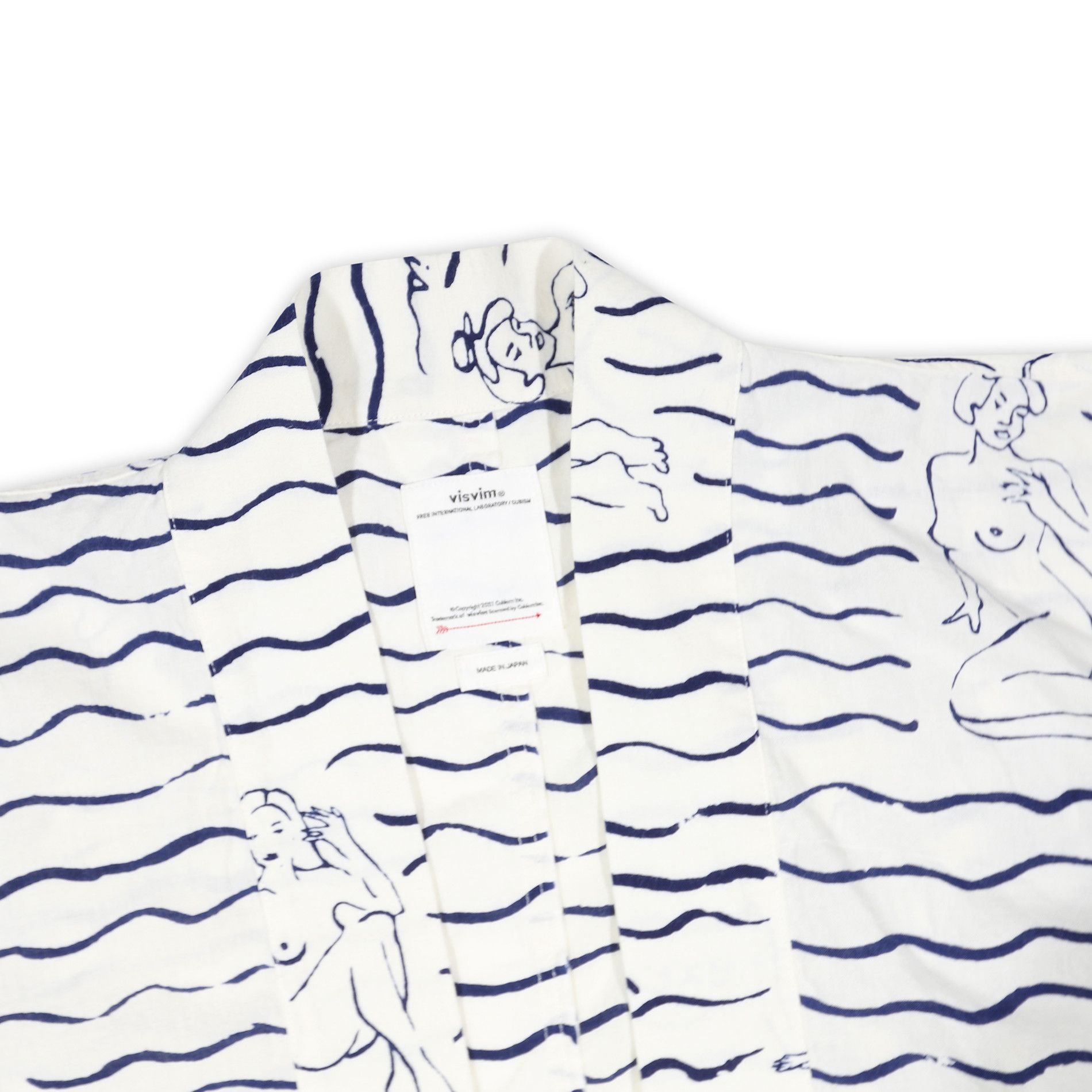 Visvim SS22 Happi Hickory Printed Striped Shirt Size US XL / EU 56 / 4 - 3 Thumbnail