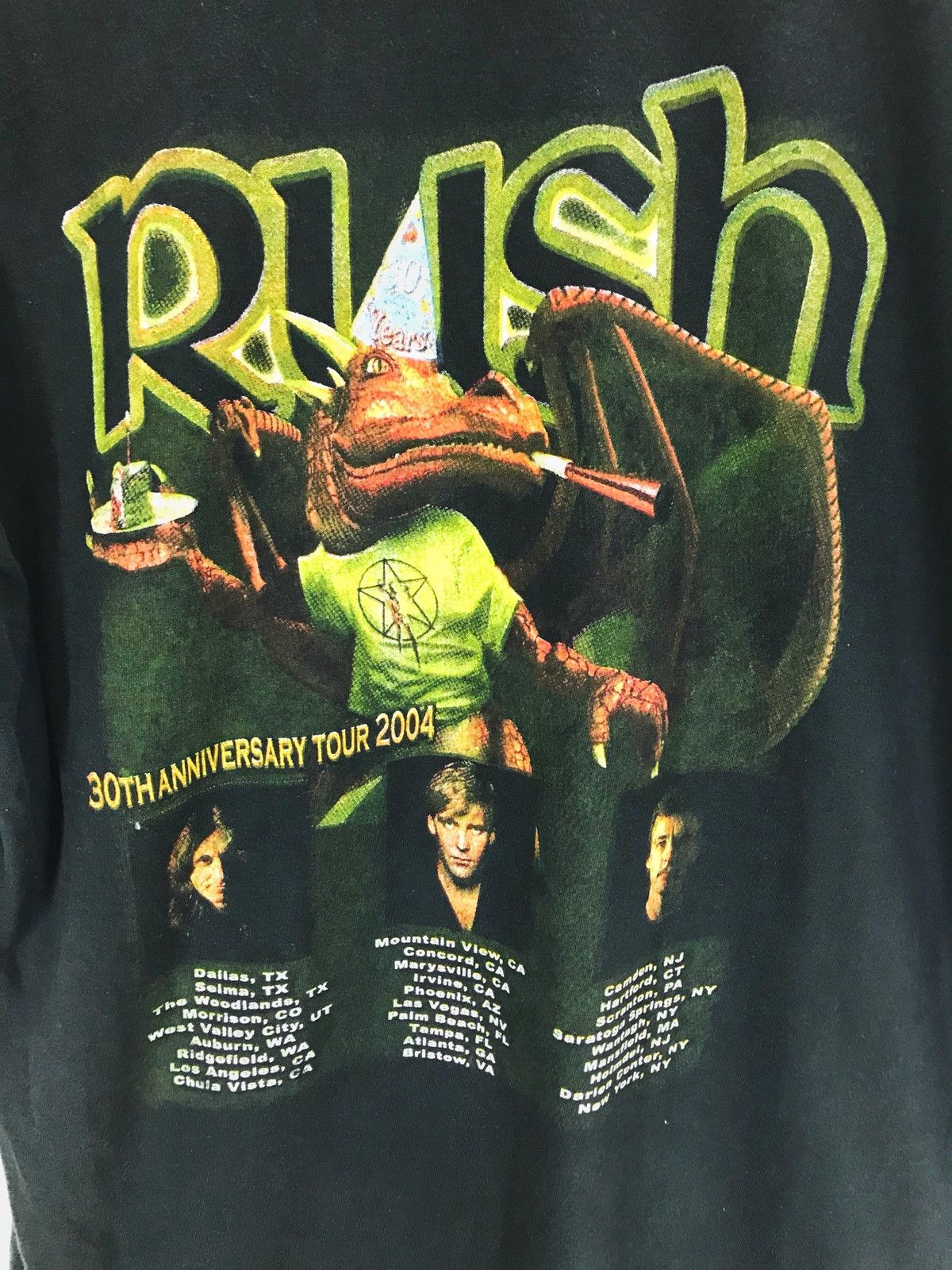 Band Tees Rare Early 00s RUSH 30th Anniversary Tour 2004 Band Shirt Size US L / EU 52-54 / 3 - 4 Thumbnail