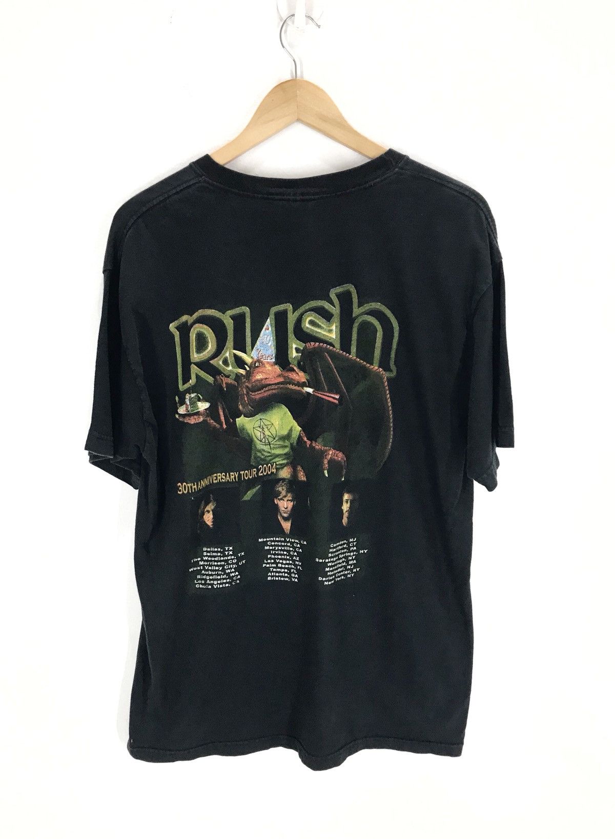 Band Tees Rare Early 00s RUSH 30th Anniversary Tour 2004 Band Shirt Size US L / EU 52-54 / 3 - 3 Thumbnail