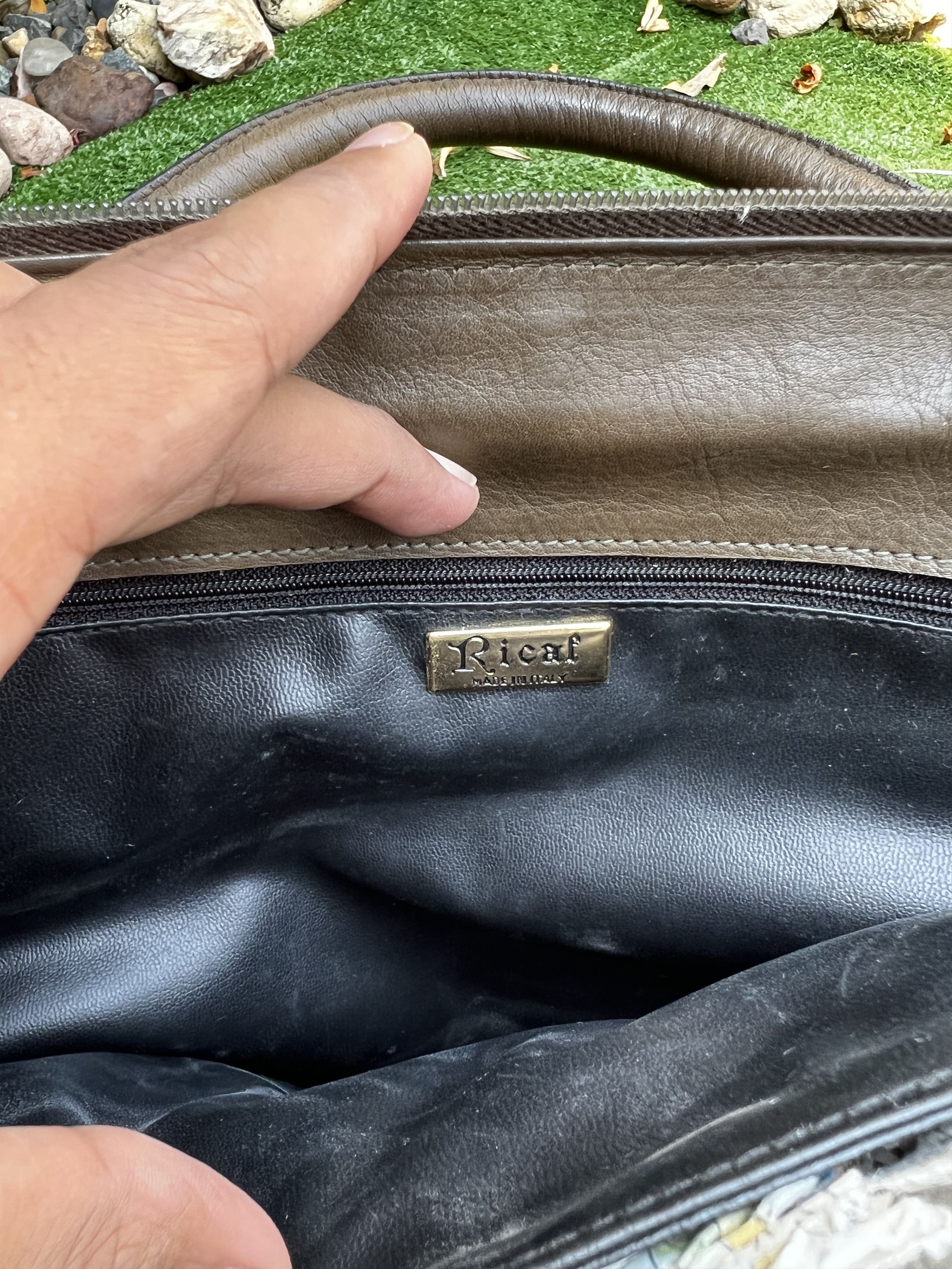 Genuine Leather Rical Python Leather Made in Italy Handbag Size ONE SIZE - 11 Thumbnail