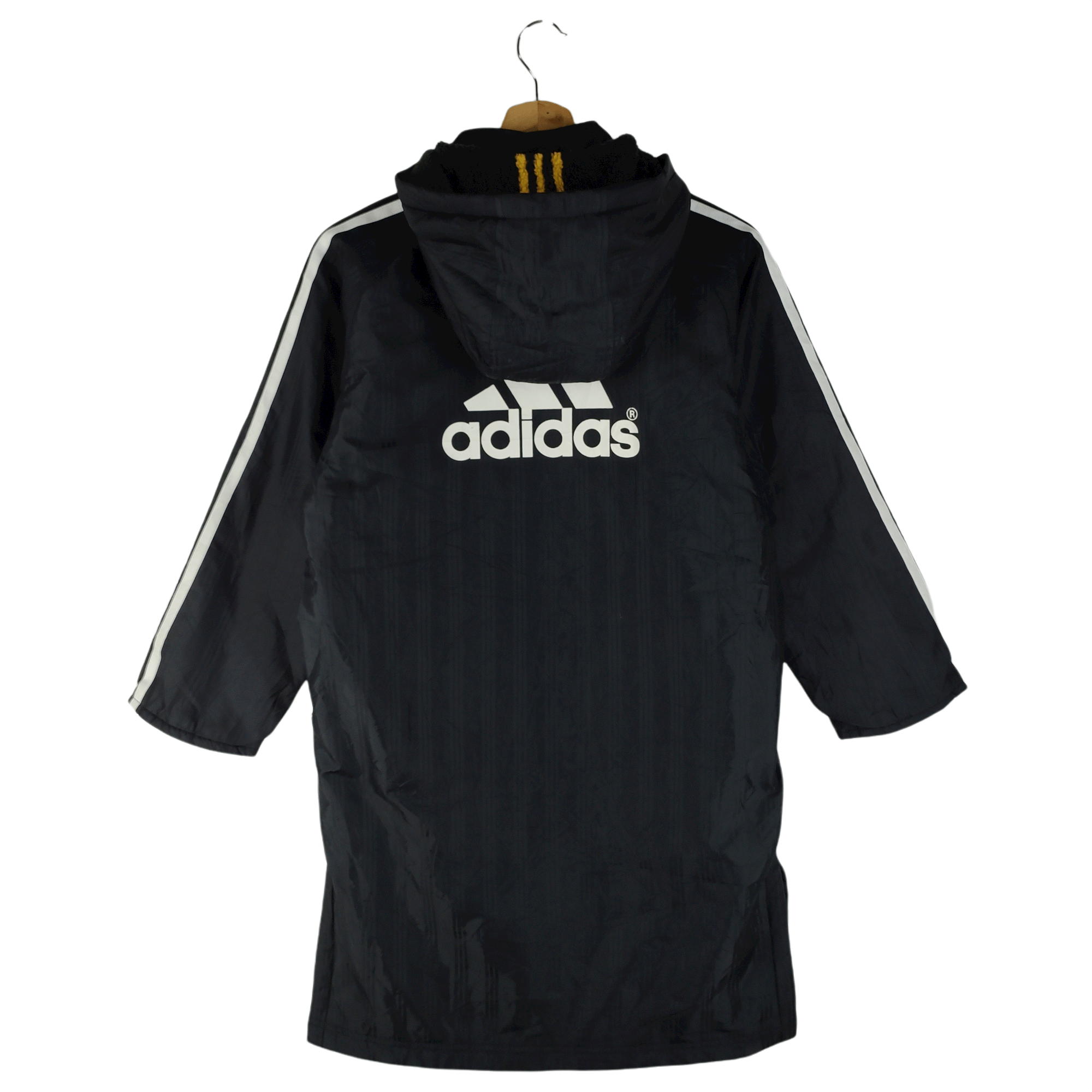 Adidas Vintage 00's Adidas 3 Striped Climaproof Long Jackets Size US S / EU 44-46 / 1 - 3 Thumbnail