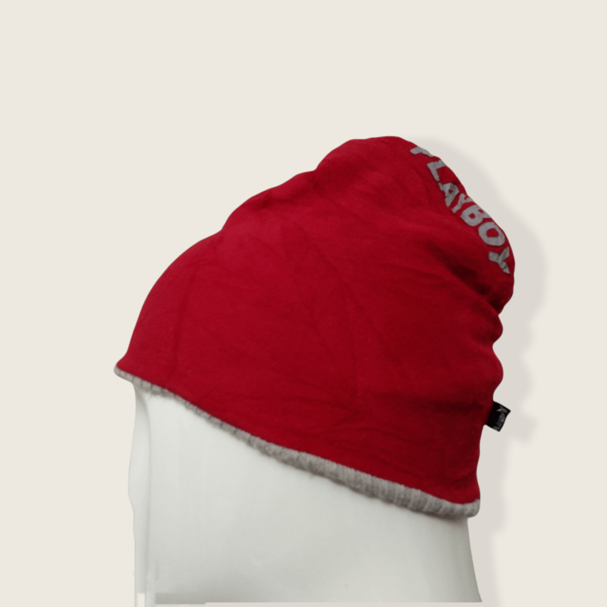 Playboy VINTAGE PLAYBOY BIG LOGO REVERSIBLE BEANIE Size ONE SIZE - 2 Thumbnail