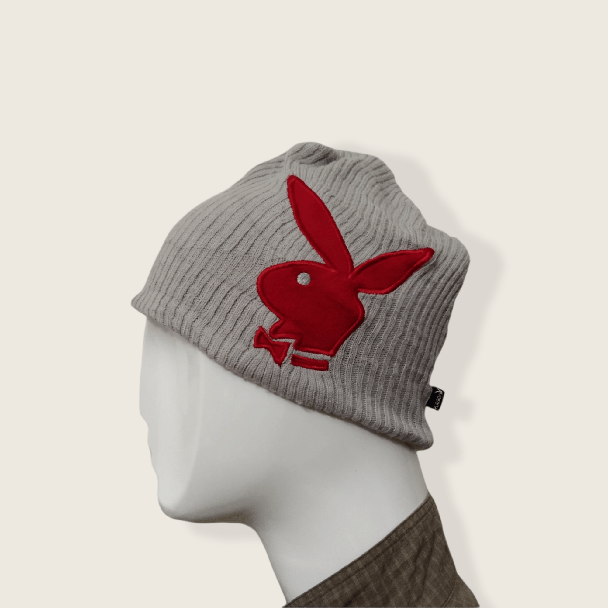 Playboy VINTAGE PLAYBOY BIG LOGO REVERSIBLE BEANIE Size ONE SIZE - 4 Thumbnail