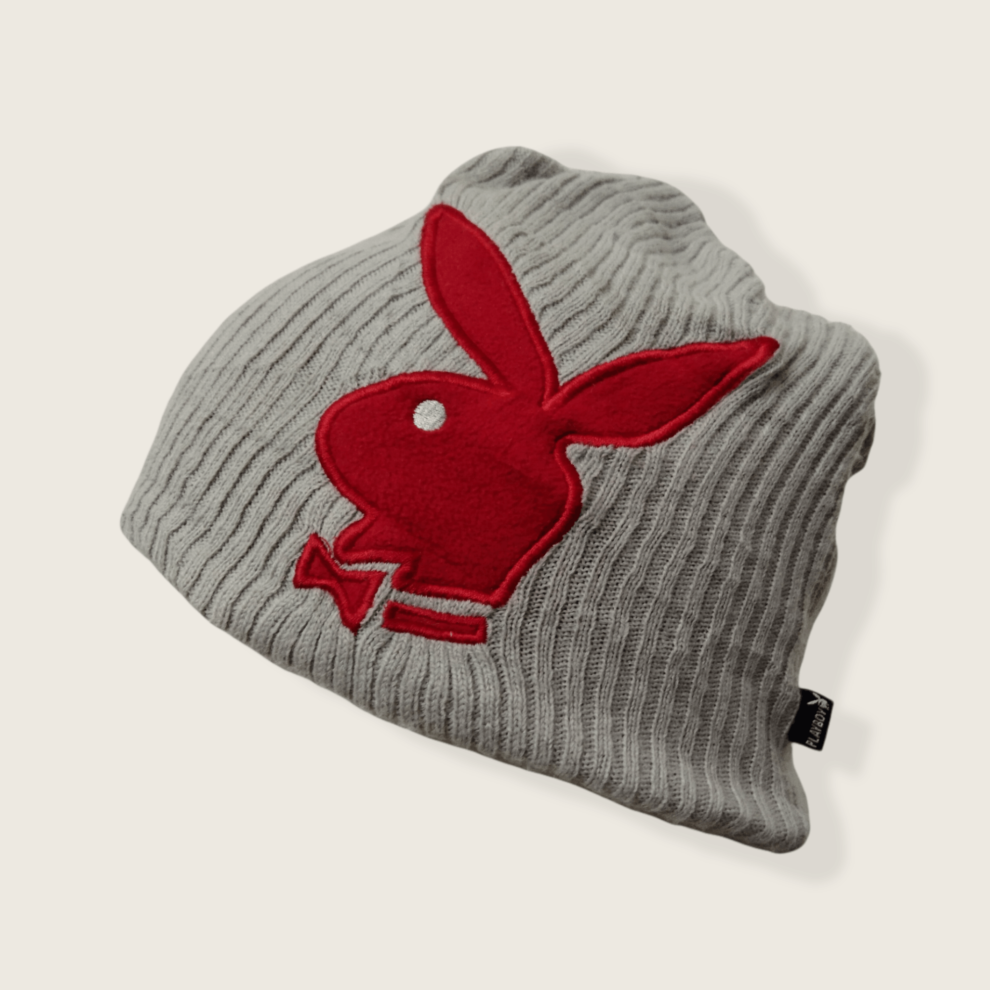 Playboy VINTAGE PLAYBOY BIG LOGO REVERSIBLE BEANIE Size ONE SIZE - 3 Thumbnail
