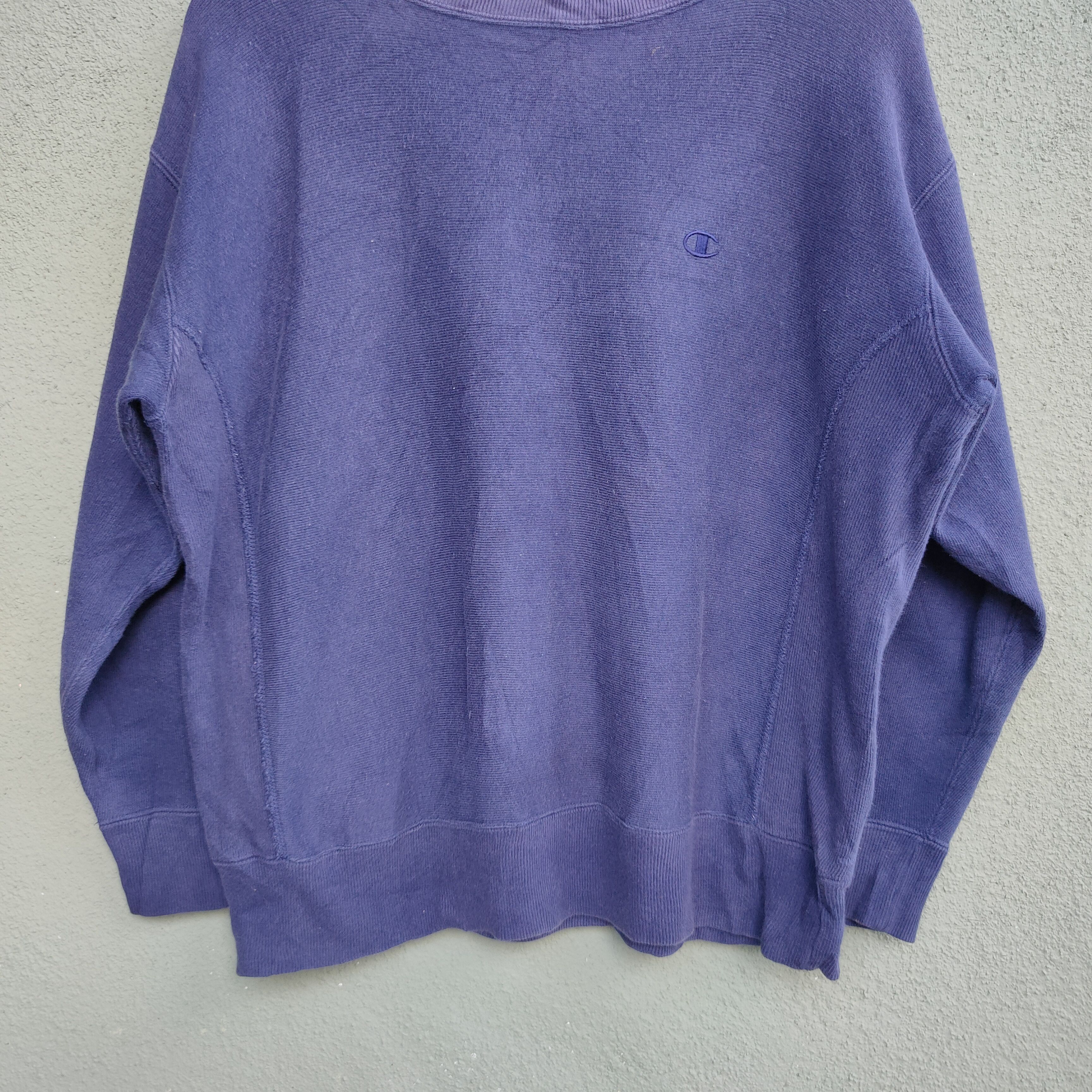 Champion Vintage Champion Reverse Wave Faded Sweatshirt Jumper Size US L / EU 52-54 / 3 - 3 Thumbnail