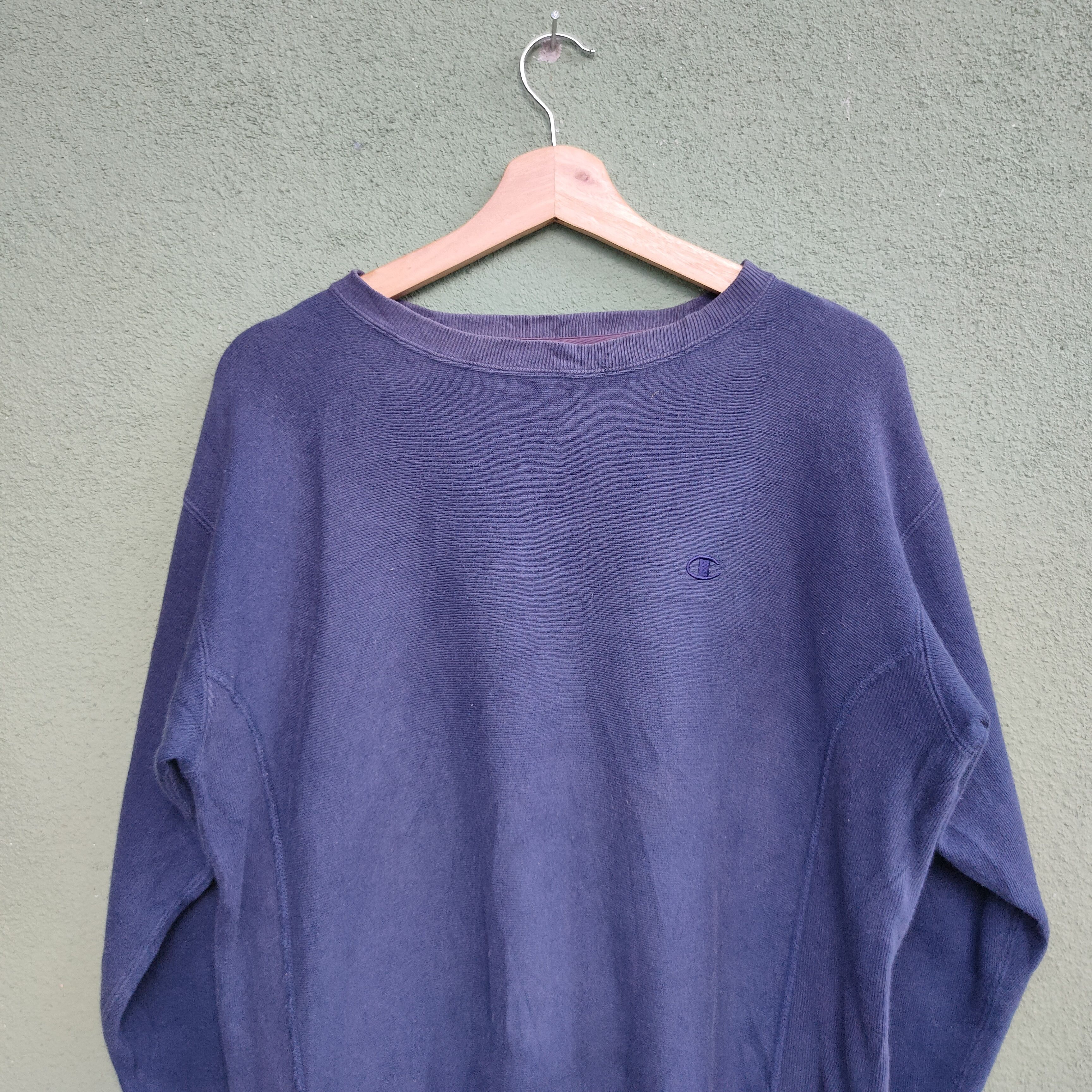 Champion Vintage Champion Reverse Wave Faded Sweatshirt Jumper Size US L / EU 52-54 / 3 - 4 Thumbnail
