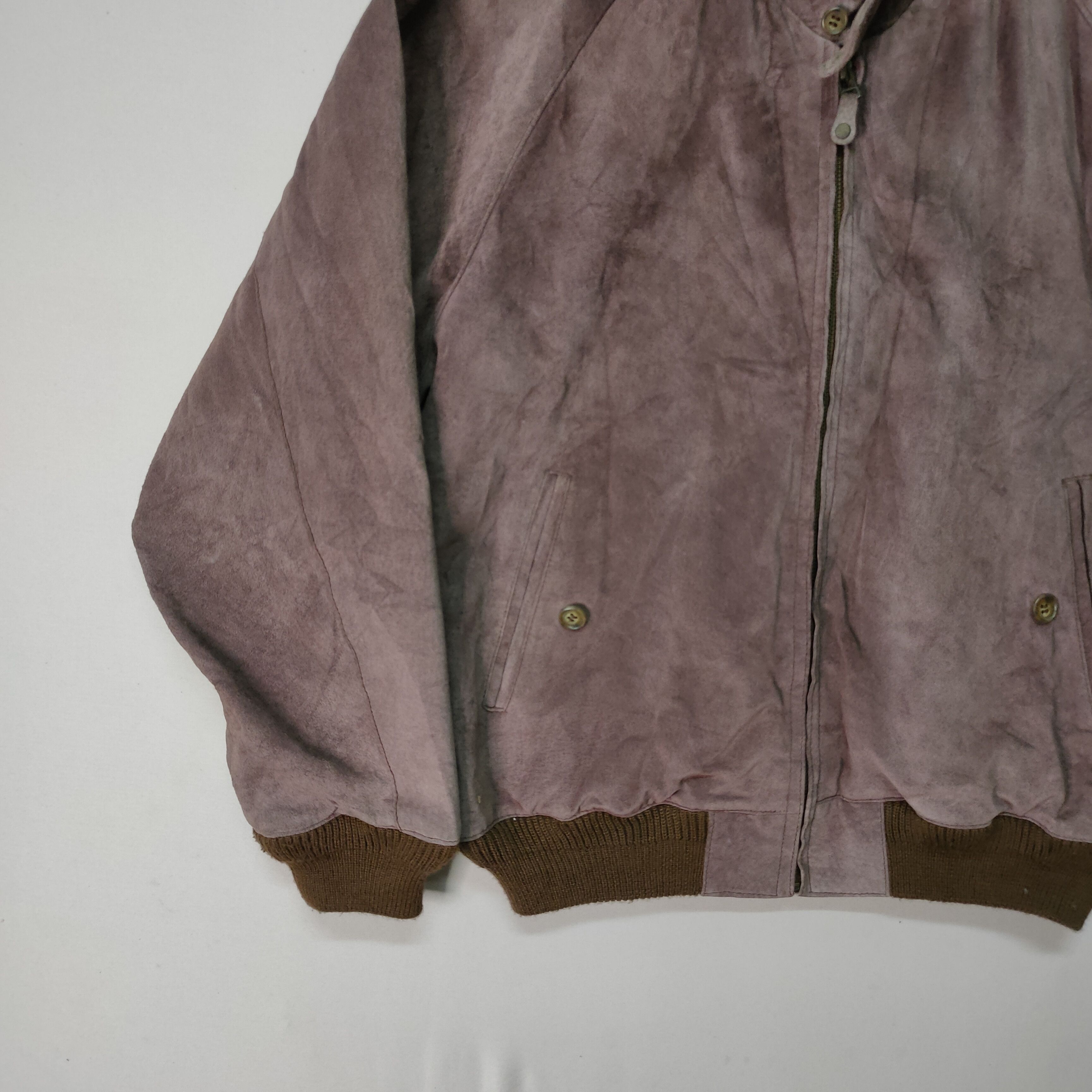 Japanese Brand Vintage Park Miller Suede Bomber Style Jacket Size US XL / EU 56 / 4 - 4 Thumbnail