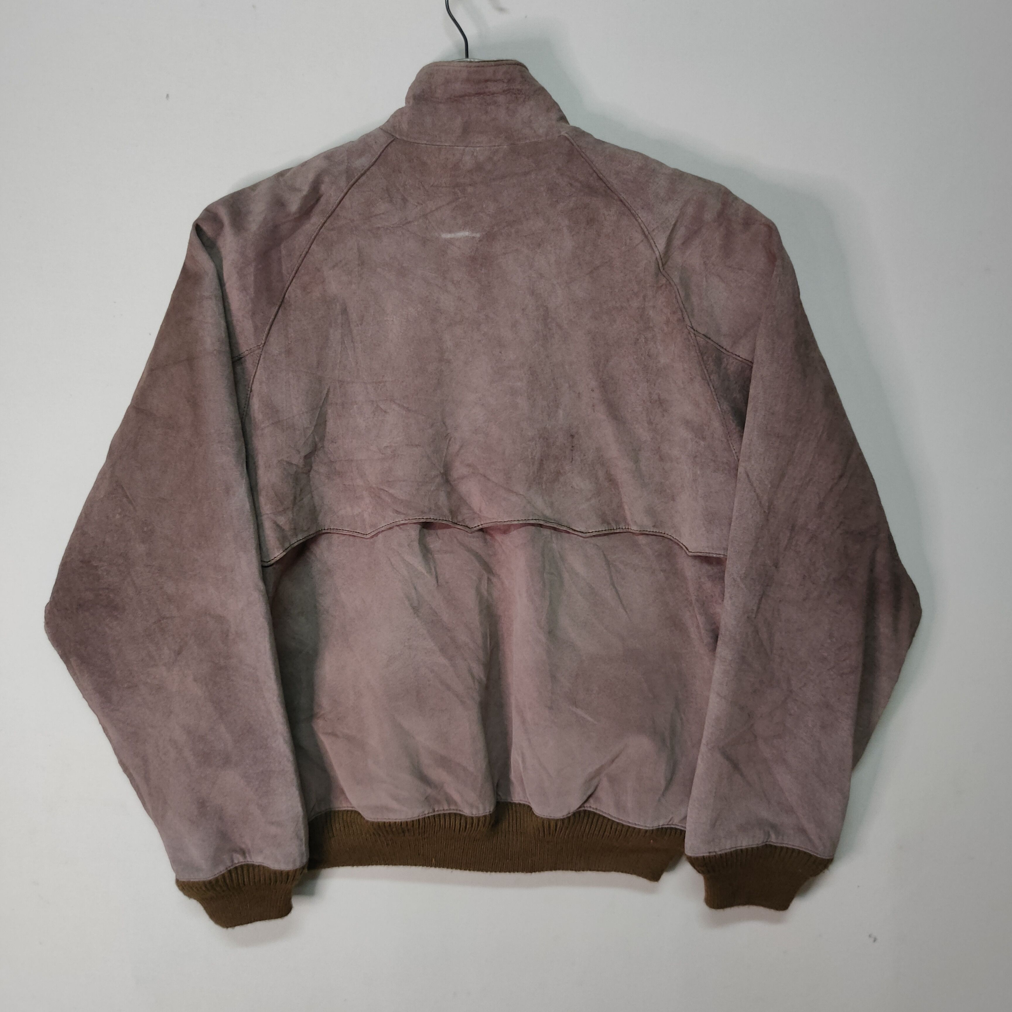 Japanese Brand Vintage Park Miller Suede Bomber Style Jacket Size US XL / EU 56 / 4 - 11 Thumbnail