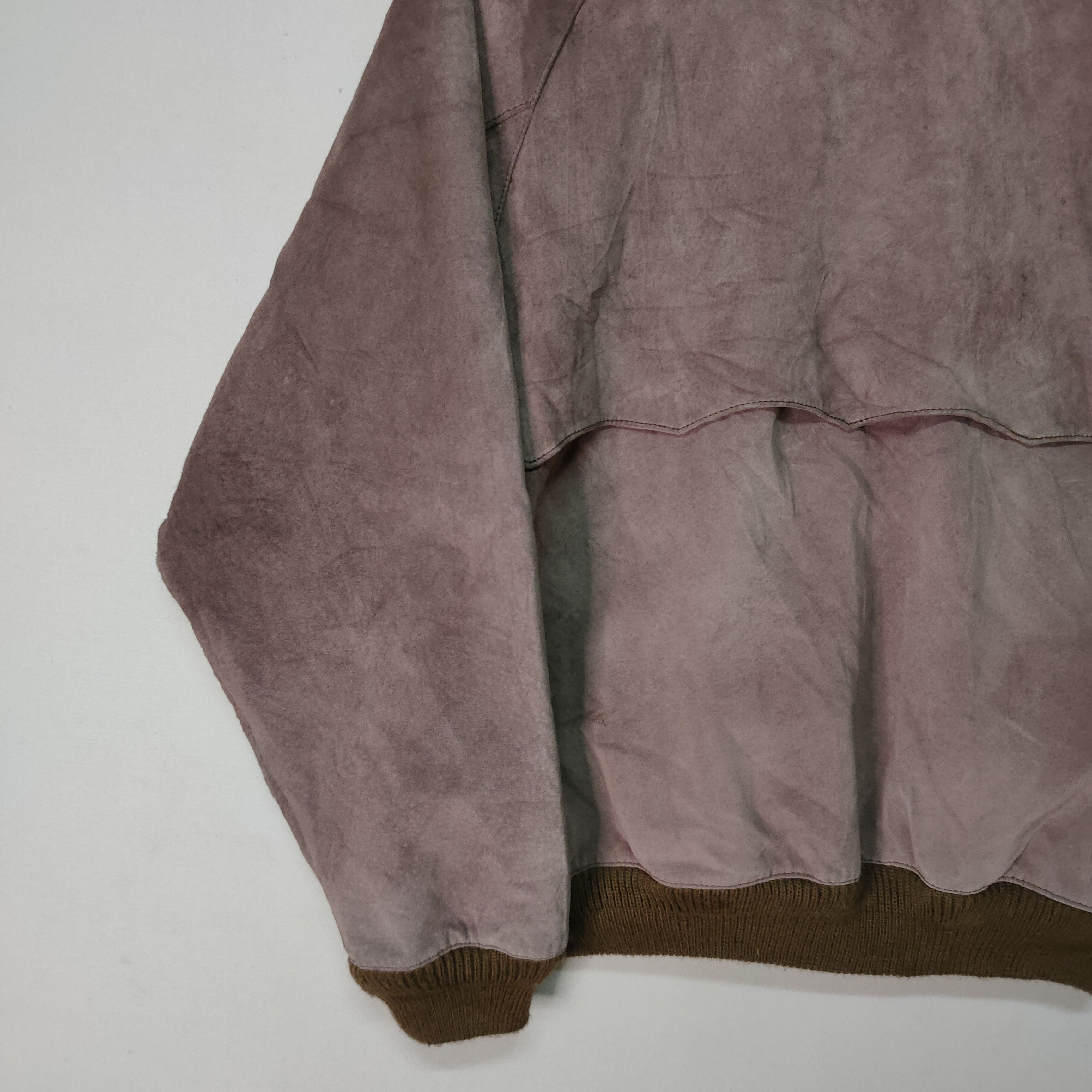 Japanese Brand Vintage Park Miller Suede Bomber Style Jacket Size US XL / EU 56 / 4 - 9 Thumbnail