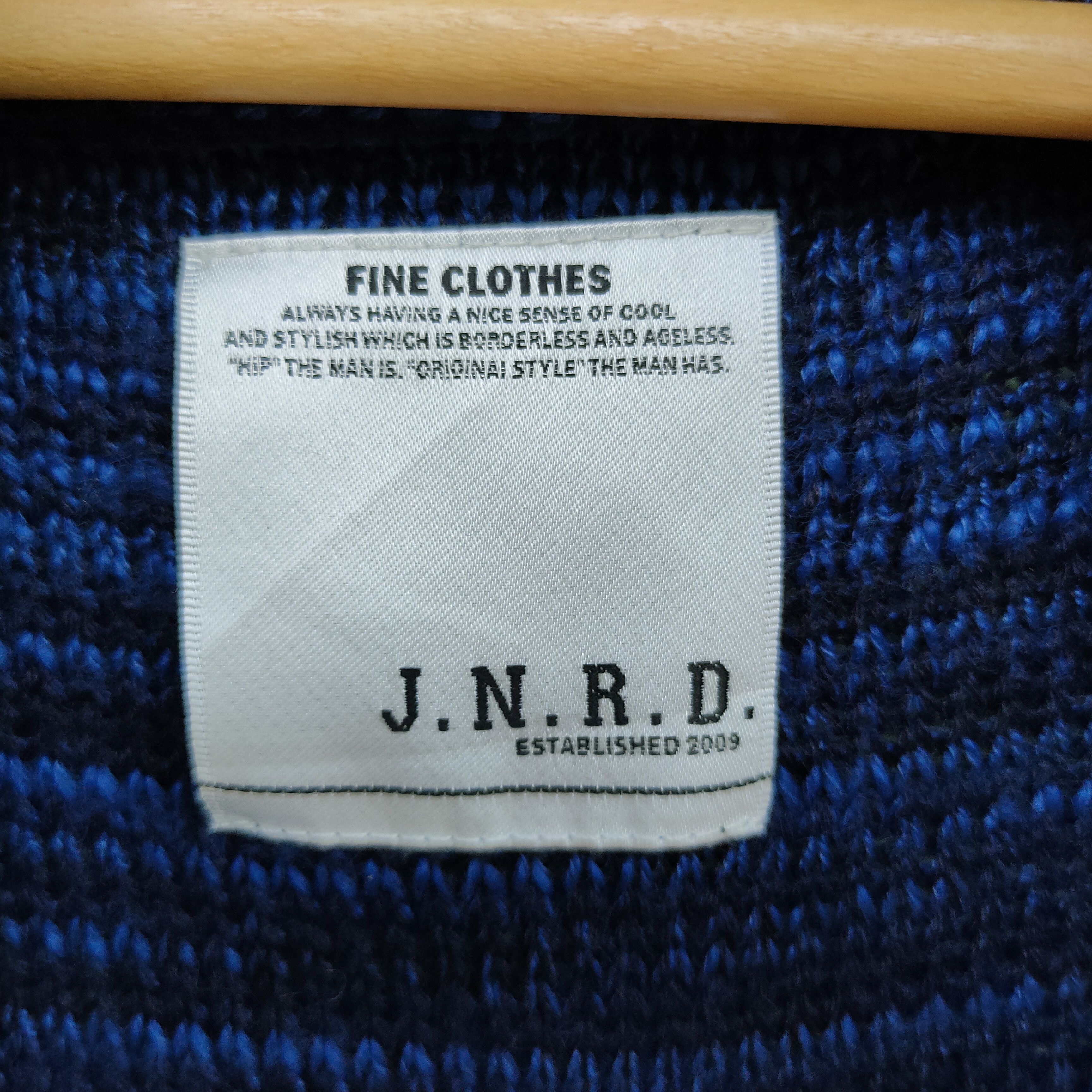 Aran Isles Knitwear Vintage J.N.R.D Blue Colours Cardigan Knitwear Size US M / EU 48-50 / 2 - 6 Thumbnail
