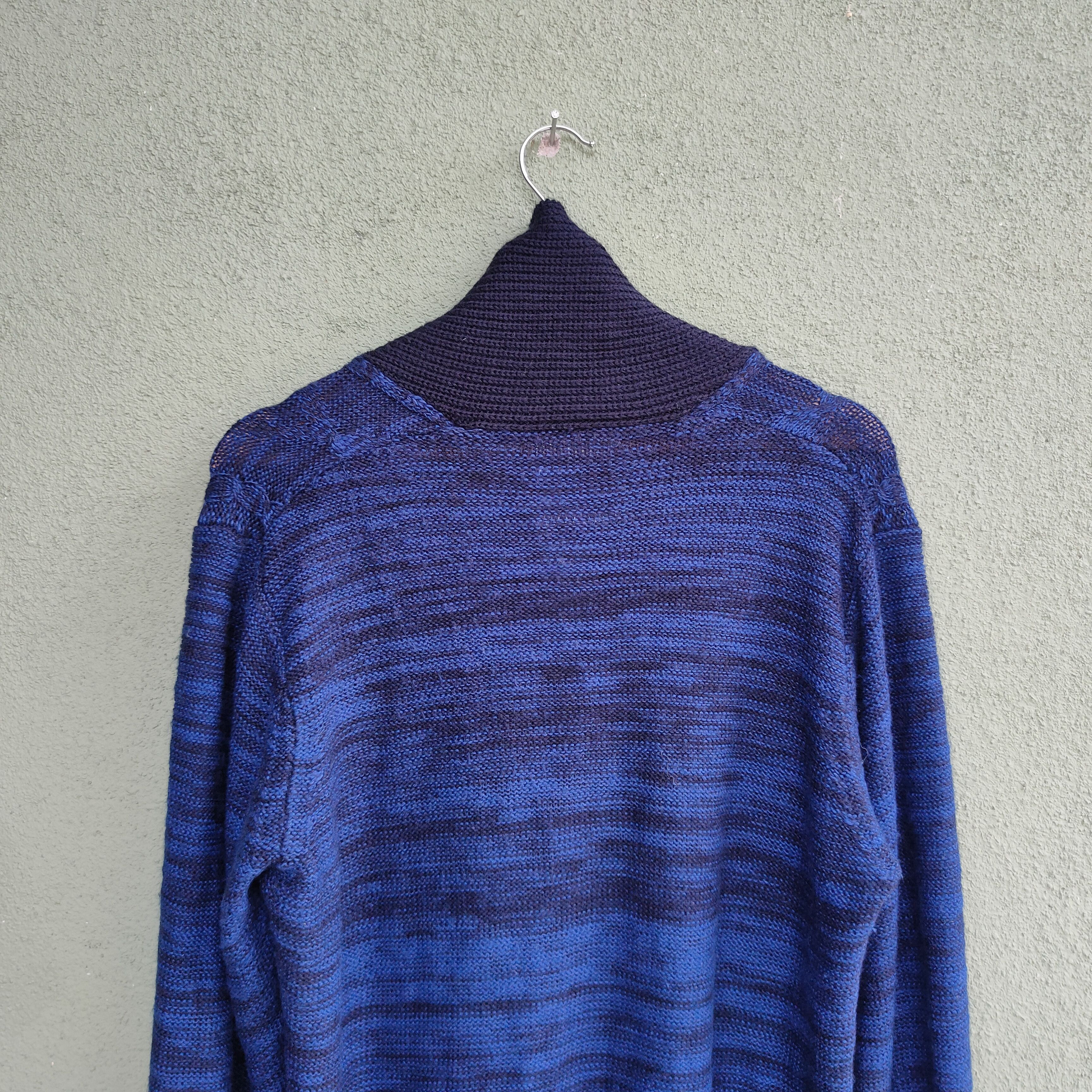 Aran Isles Knitwear Vintage J.N.R.D Blue Colours Cardigan Knitwear Size US M / EU 48-50 / 2 - 10 Thumbnail