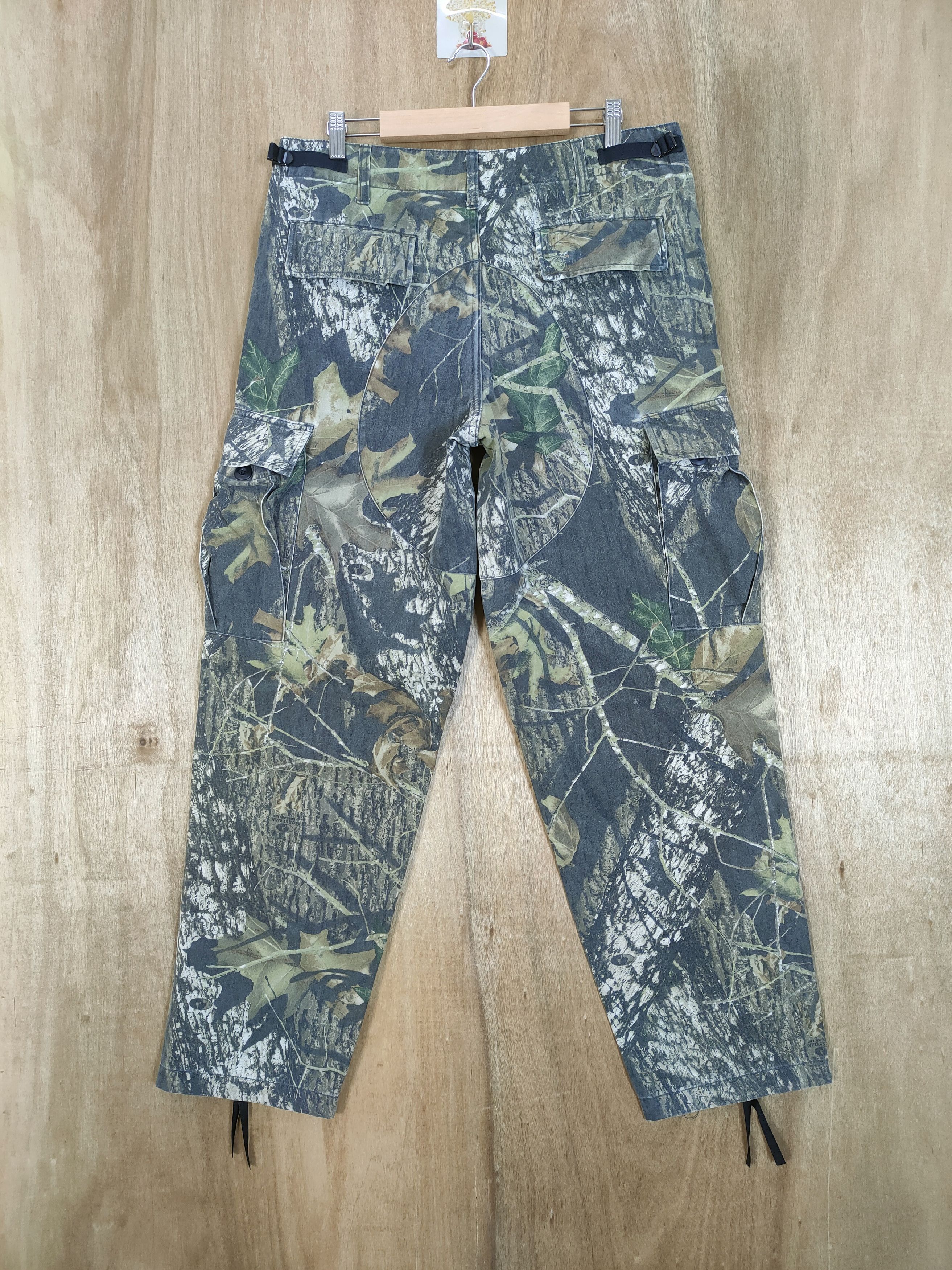 Redhead VINTAGE RED HEAD REALTREE CAMO FADED CARGO PANTS Size US 34 / EU 50 - 2 Thumbnail