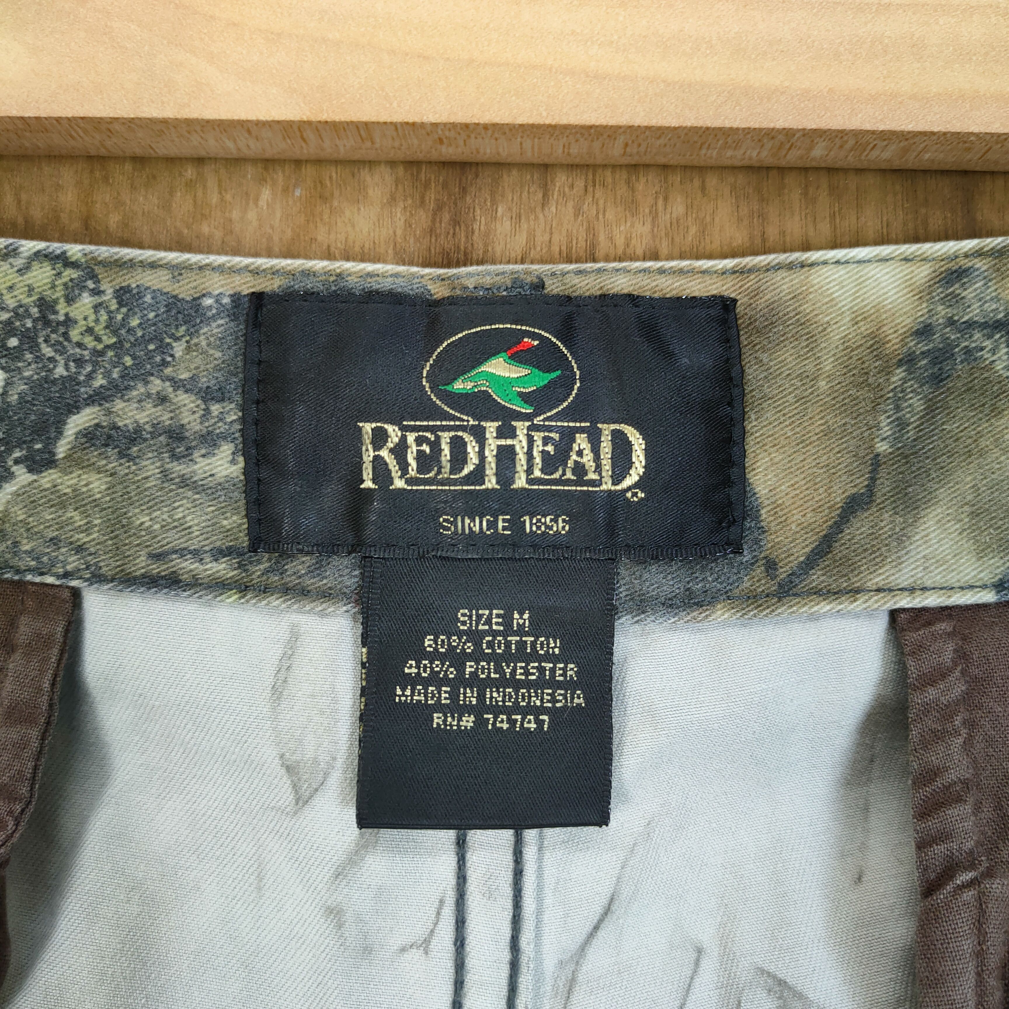 Redhead VINTAGE RED HEAD REALTREE CAMO FADED CARGO PANTS Size US 34 / EU 50 - 13 Thumbnail