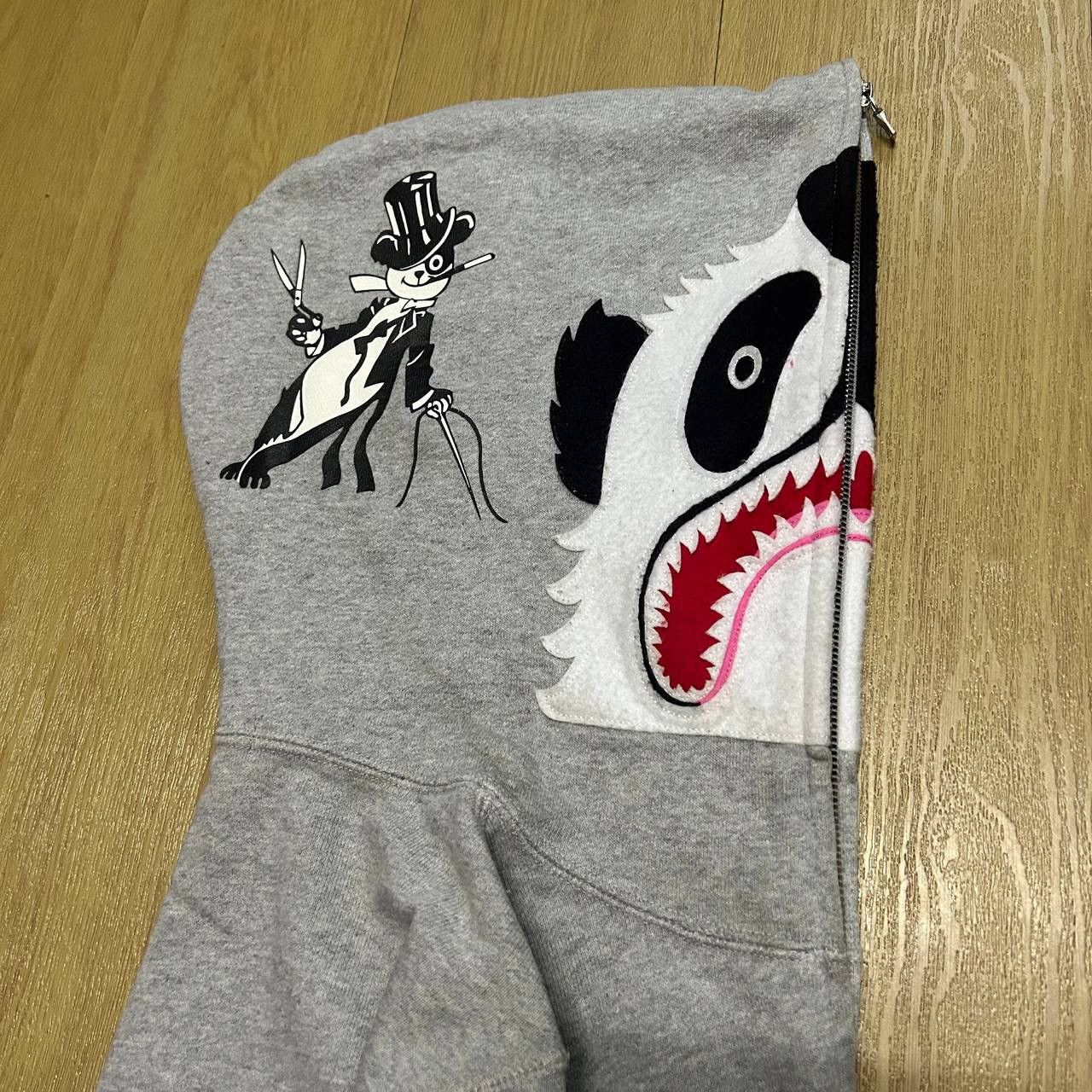 Bape Panda Full Zip Hoodie Size XXS / US 00 / IT 34 - 3 Thumbnail