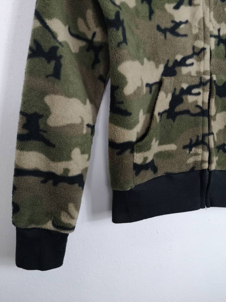 Carhartt 🔥CARHARTT CAMO FLEECE-HOODIES JACKET-GK39 Size US M / EU 48-50 / 2 - 8 Thumbnail