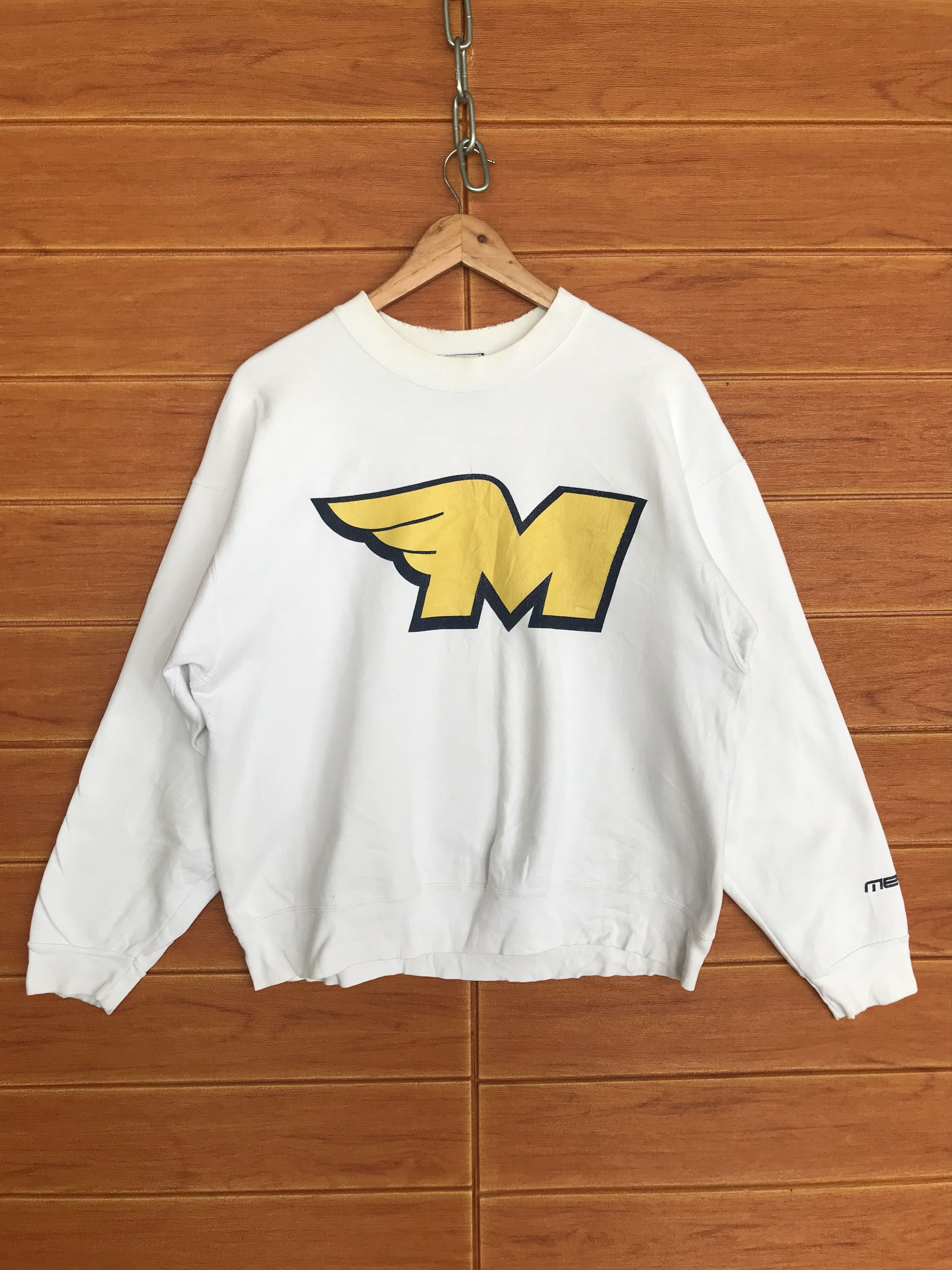 Mecca Vintage 90s MECCA Flight Sweatshirt / Streetwear / Hip Hop Size US L / EU 52-54 / 3 - 2 Thumbnail