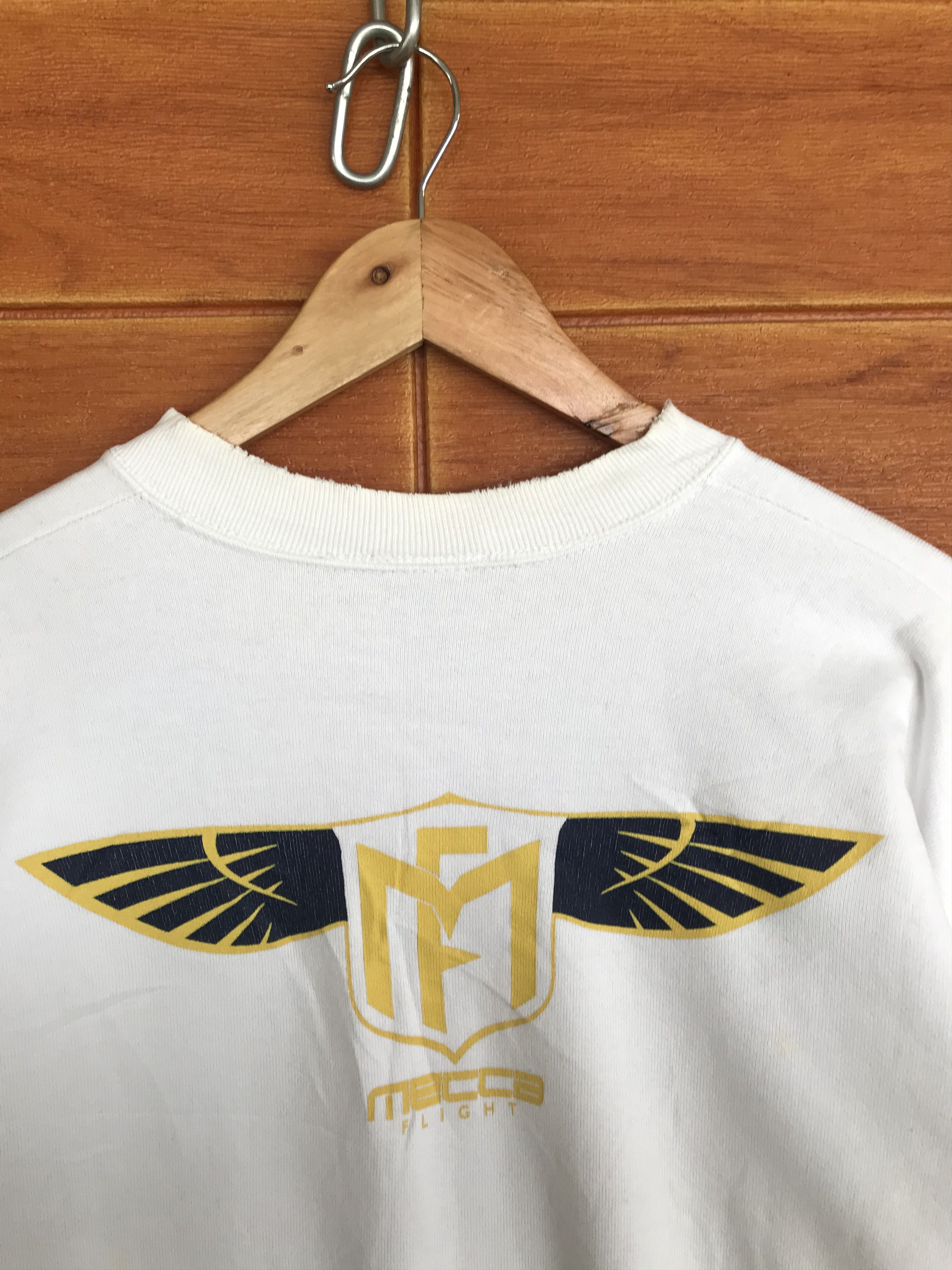 Mecca Vintage 90s MECCA Flight Sweatshirt / Streetwear / Hip Hop Size US L / EU 52-54 / 3 - 8 Thumbnail