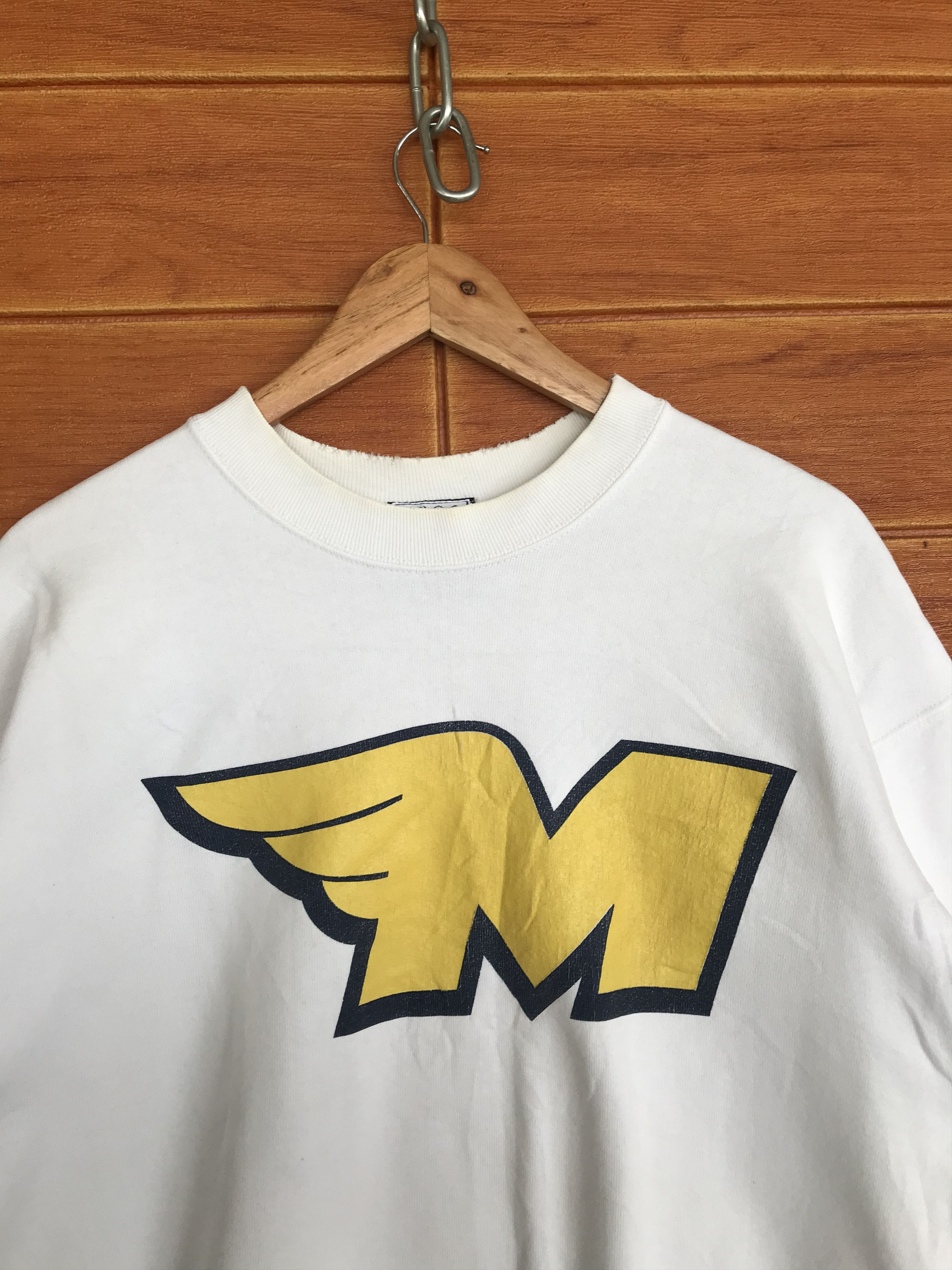 Mecca Vintage 90s MECCA Flight Sweatshirt / Streetwear / Hip Hop Size US L / EU 52-54 / 3 - 3 Thumbnail