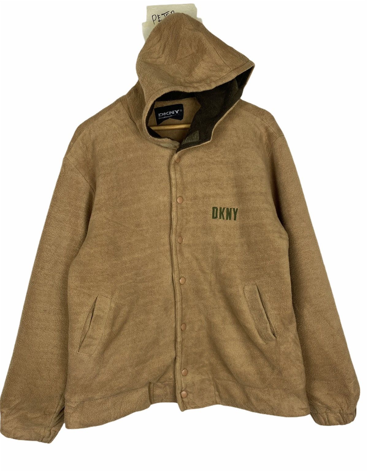 DKNY BIG LOGO STYLE DKNY FLEECE BUTTON JACKET Size US L / EU 52-54 / 3 - 1 Thumbnail
