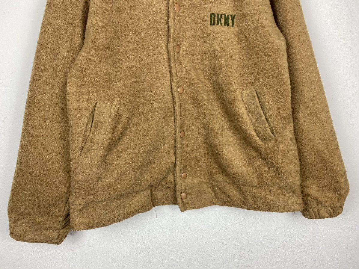 DKNY BIG LOGO STYLE DKNY FLEECE BUTTON JACKET Size US L / EU 52-54 / 3 - 4 Thumbnail