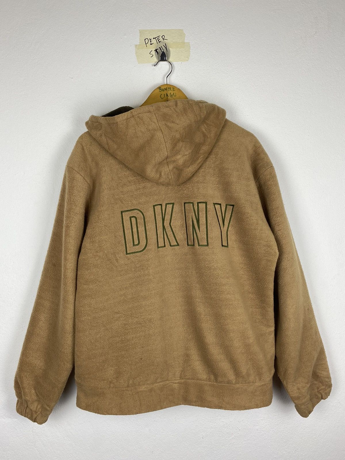 DKNY BIG LOGO STYLE DKNY FLEECE BUTTON JACKET Size US L / EU 52-54 / 3 - 2 Thumbnail