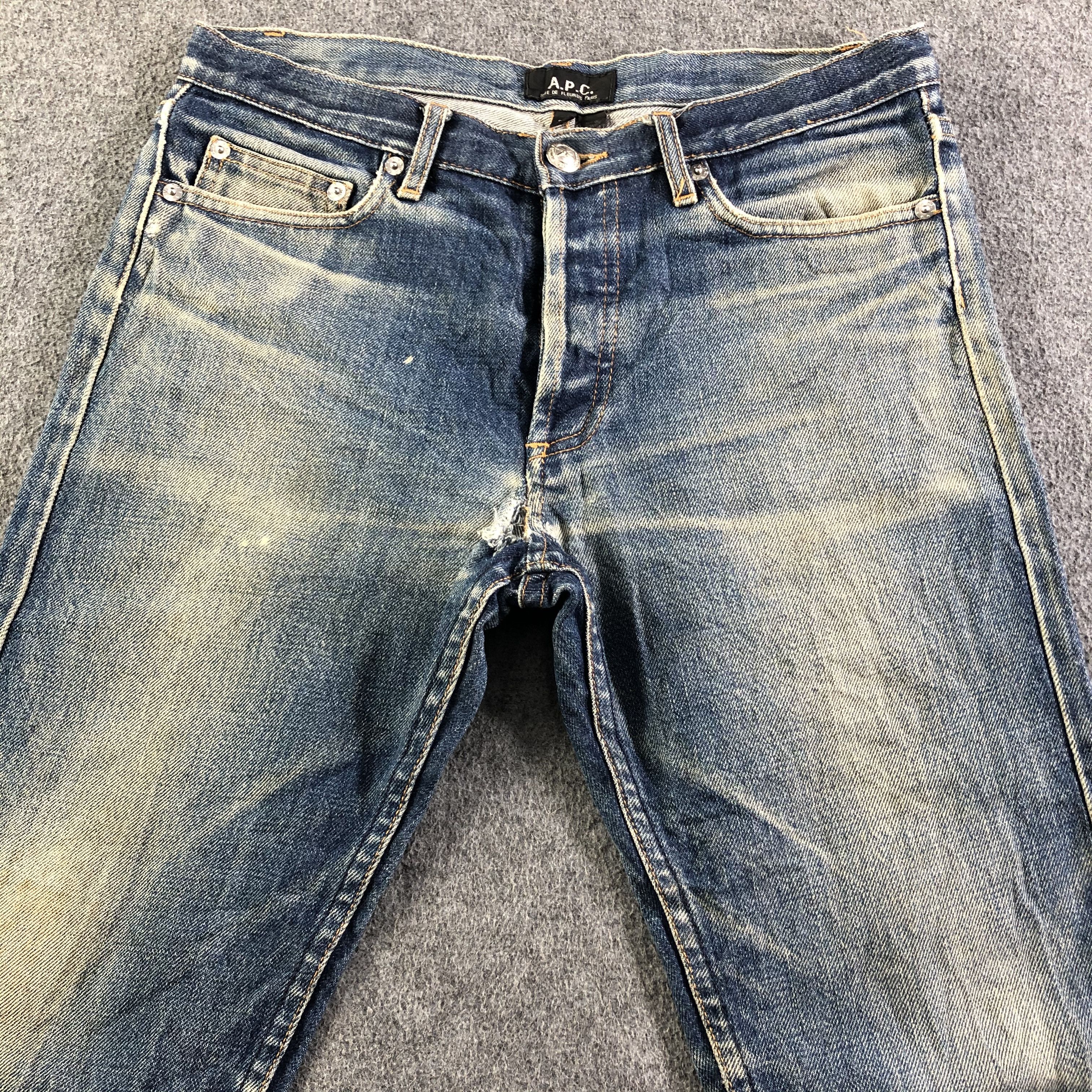 A.P.C. × Vintage Vintage Blue Wash A.P.C. Jeans-J3820 Size US 30 / EU 46 - 3 Thumbnail