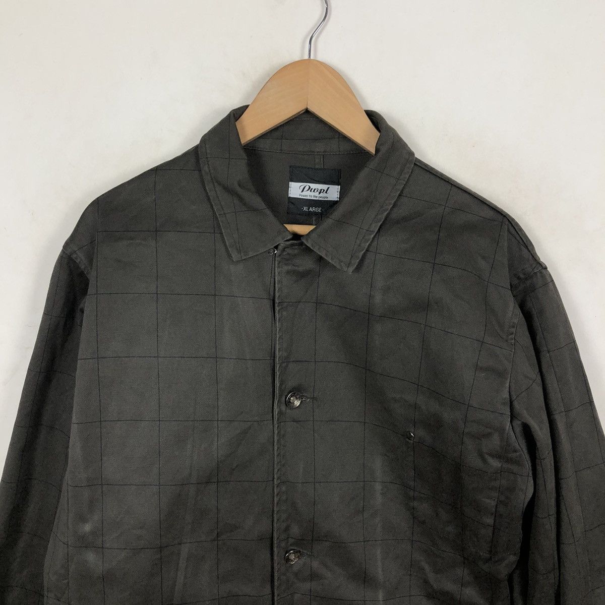Japanese Brand PWPL POWER TO THE PEOPLE TARTAN DESIGN JACKET Size US XL / EU 56 / 4 - 3 Thumbnail
