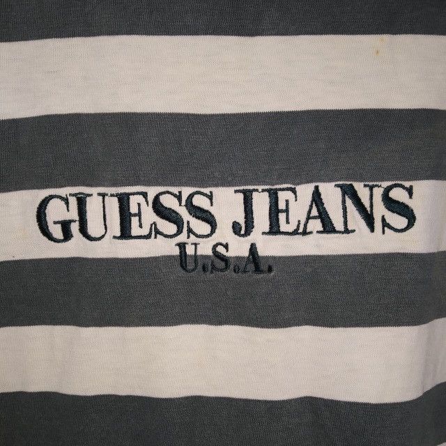 Guess Vintage OG Guess Jeans USA Stripes Style Logo Shirt Size US L / EU 52-54 / 3 - 4 Thumbnail