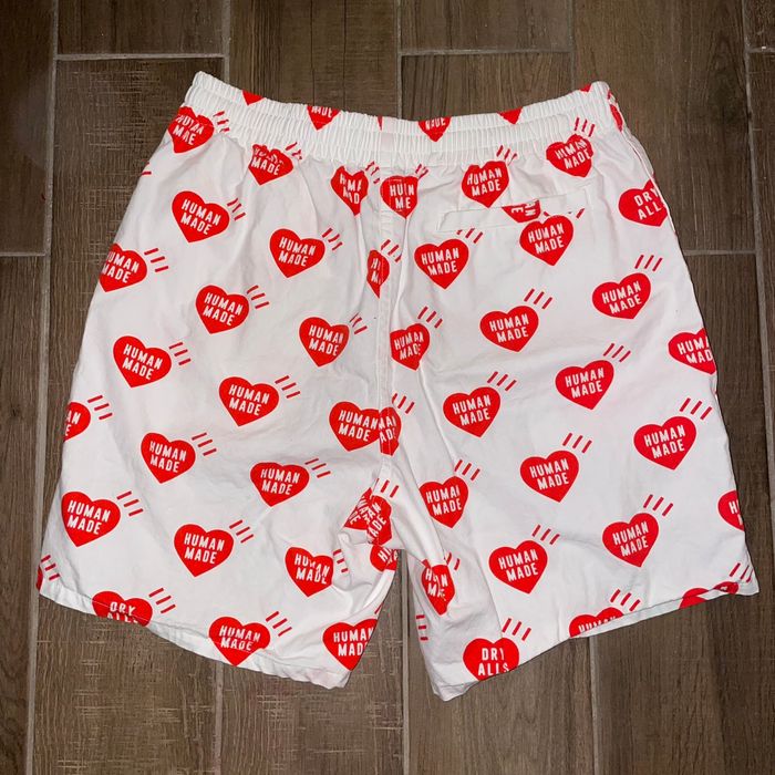 Human Made Human Made Heart Aloha medium shorts | Grailed