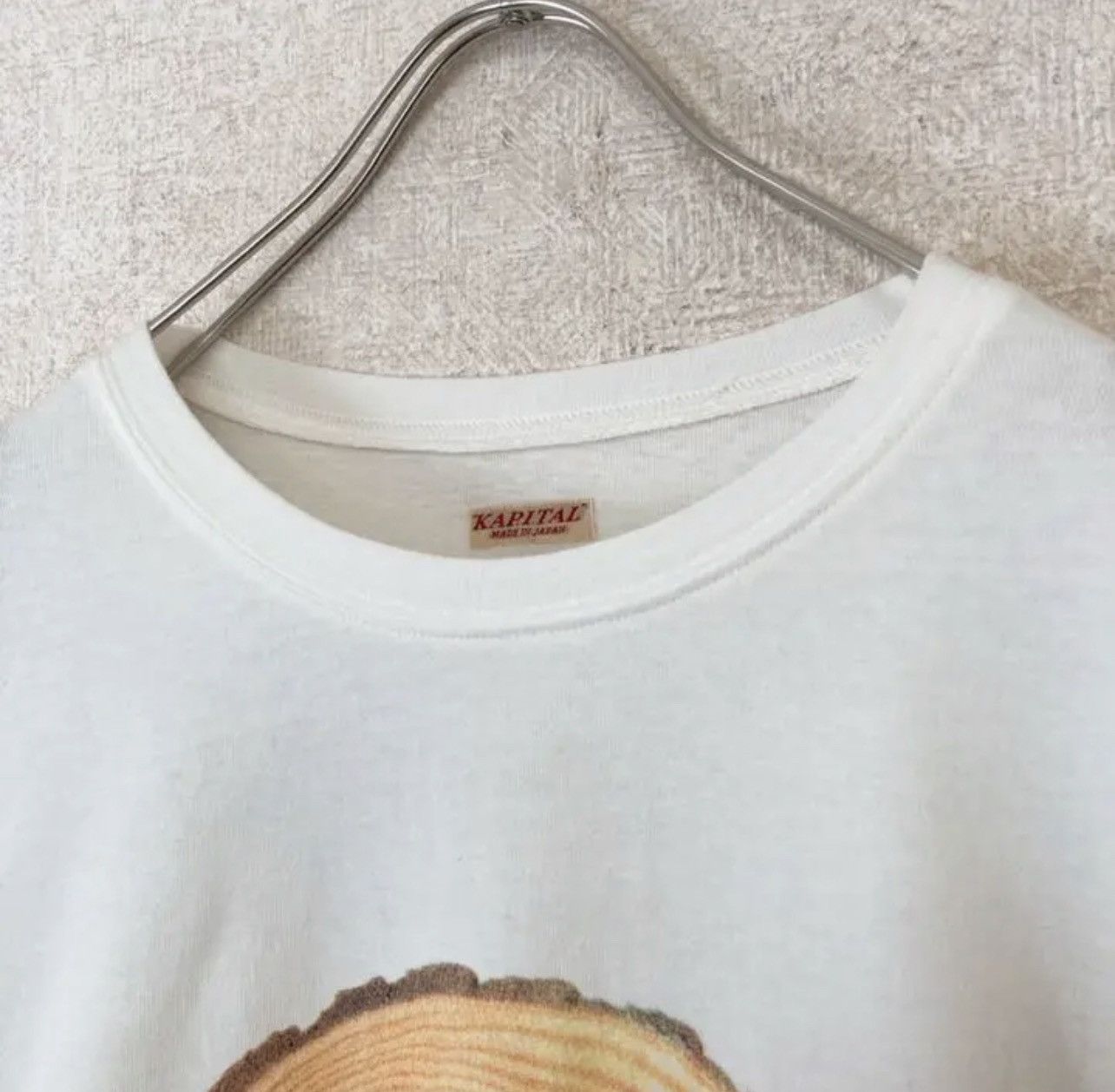 Kapital Kapital smile smiley log tee shirt white size 2 Size US M / EU 48-50 / 2 - 5 Thumbnail