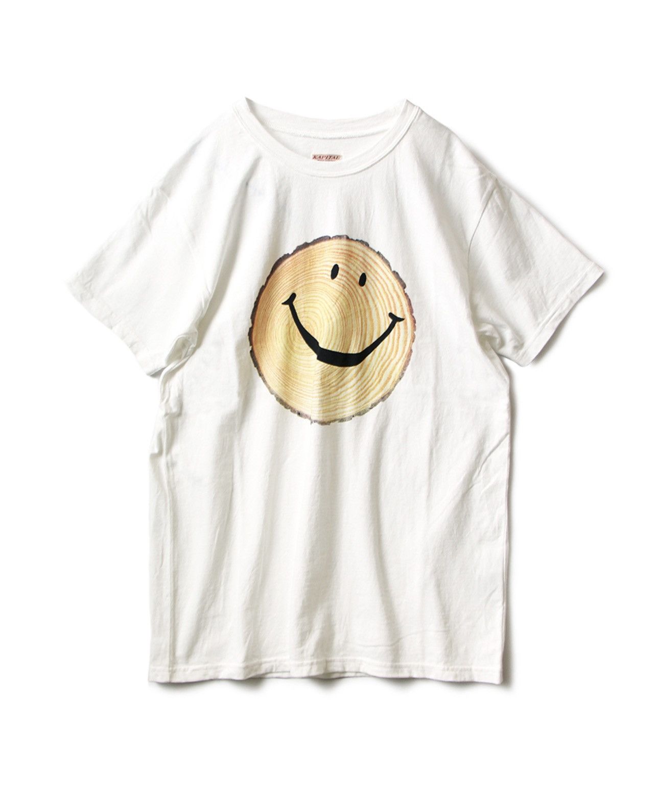 Kapital Kapital smile smiley log tee shirt white size 2 Size US M / EU 48-50 / 2 - 1 Thumbnail