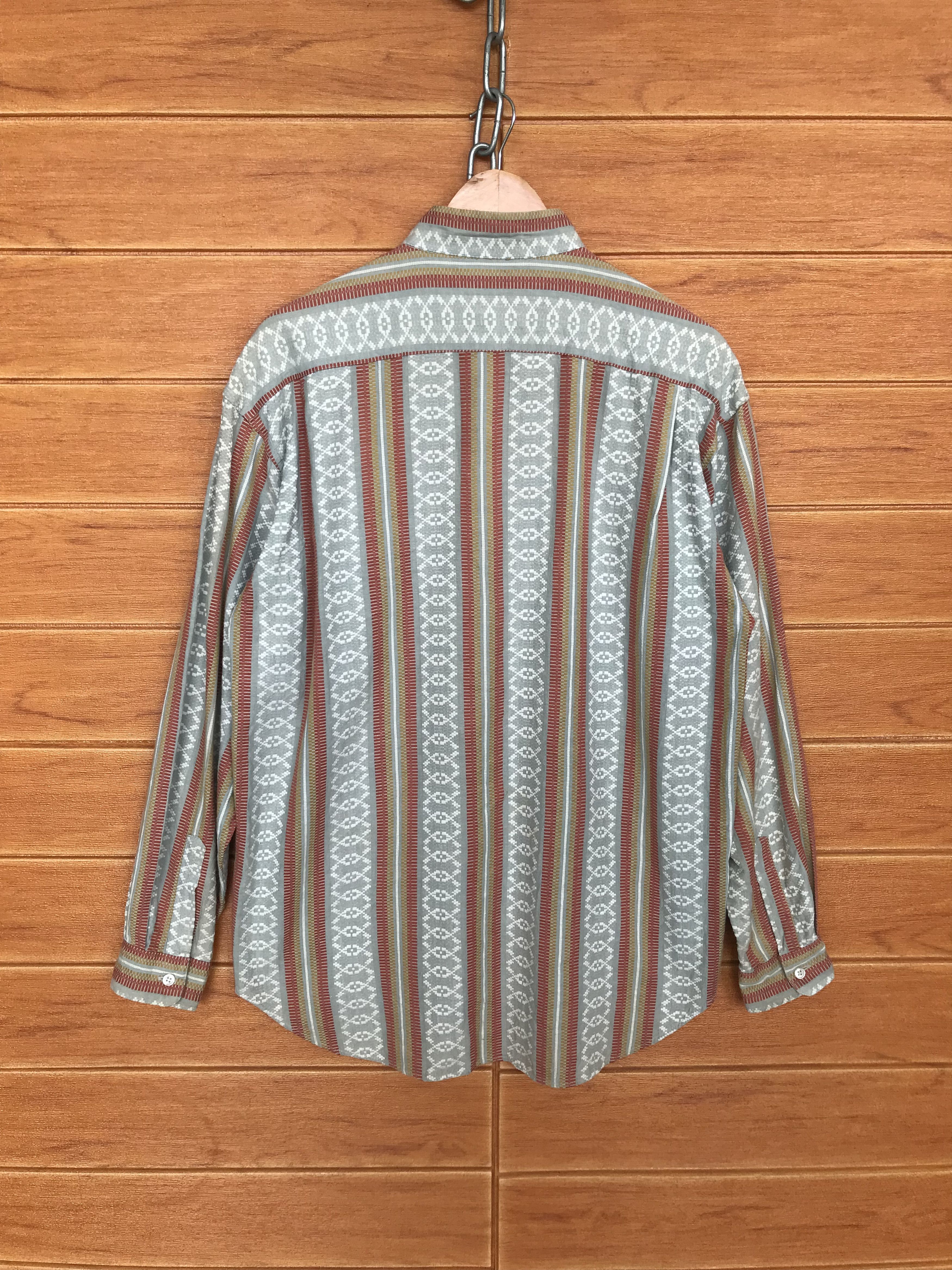 Japanese Brand Japanese ATELIEROZ American Native Mandarin Collar Shirt Size US L / EU 52-54 / 3 - 9 Thumbnail