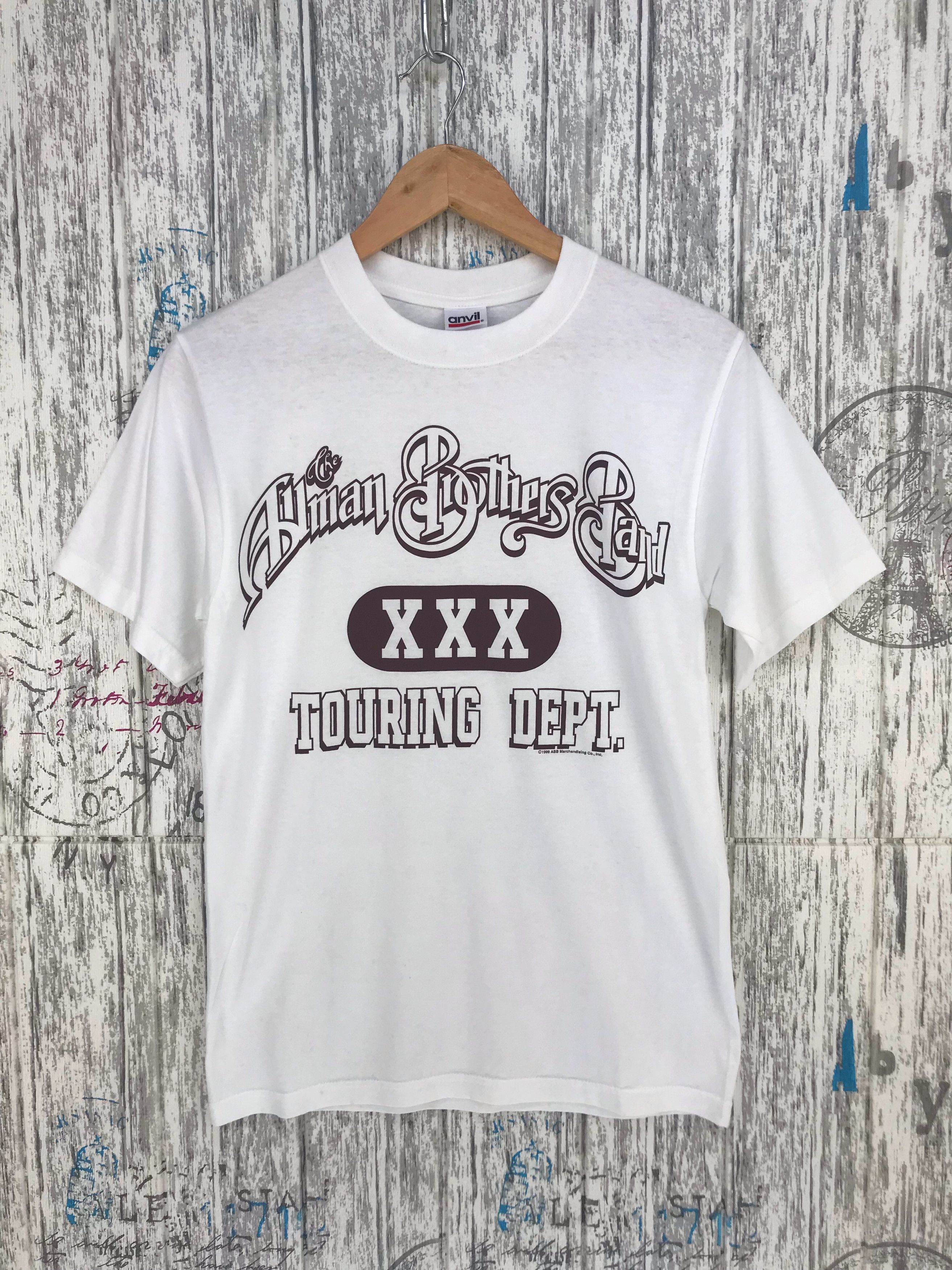 Band Tees Vintage 90s THE ALLMAN BROTHER BAND Touring Dept. Promo Tee Size US S / EU 44-46 / 1 - 2 Thumbnail