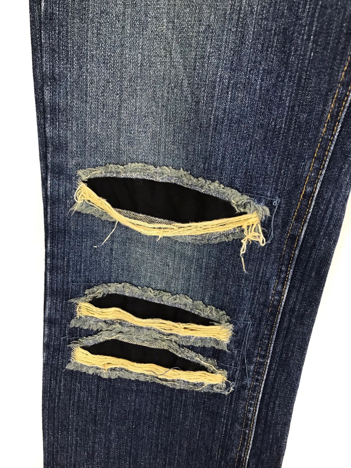 Hysteric Glamour Japanese Brand I SKULL ROCK Distressed inspired number Nine Size US 33 - 13 Thumbnail