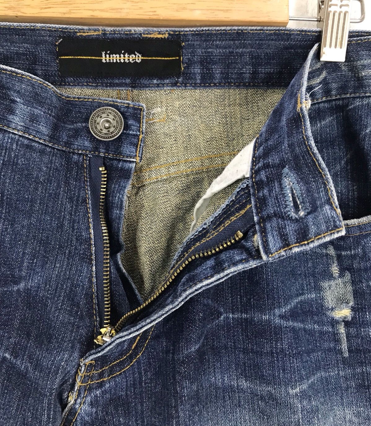 Hysteric Glamour Japanese Brand I SKULL ROCK Distressed inspired number Nine Size US 33 - 17 Thumbnail