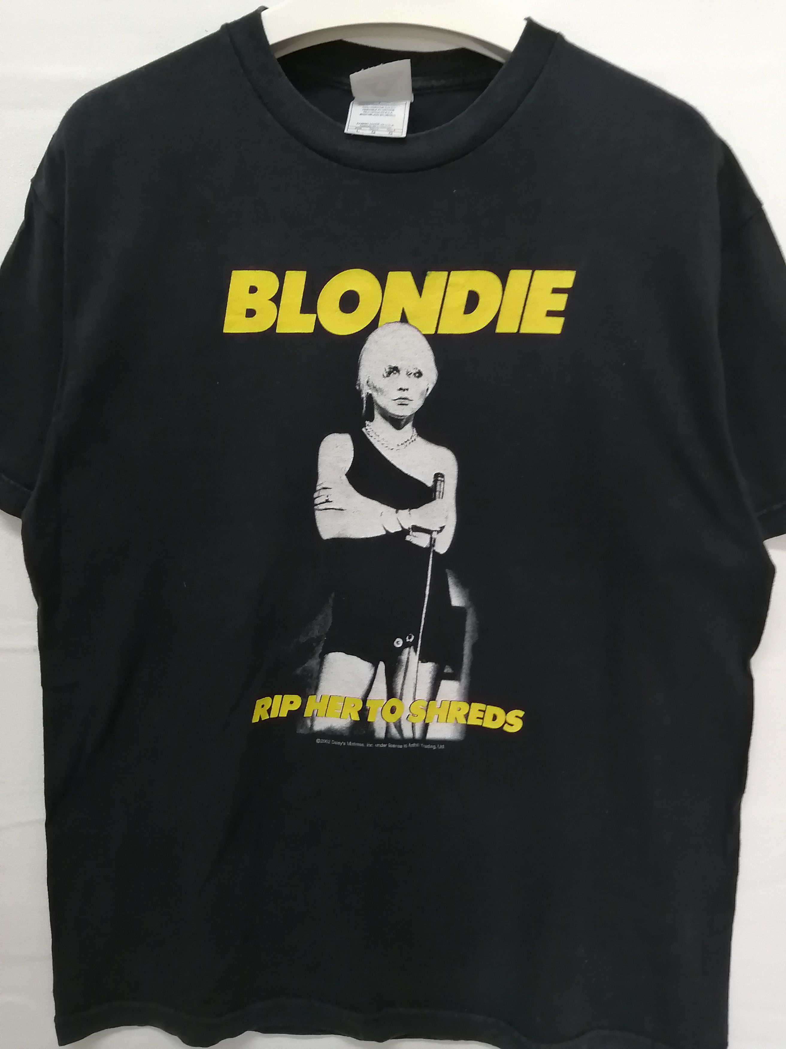 Band Tees Vintage BLONDIE Rip Her To Shreds Tshirt Size US L / EU 52-54 / 3 - 6 Thumbnail