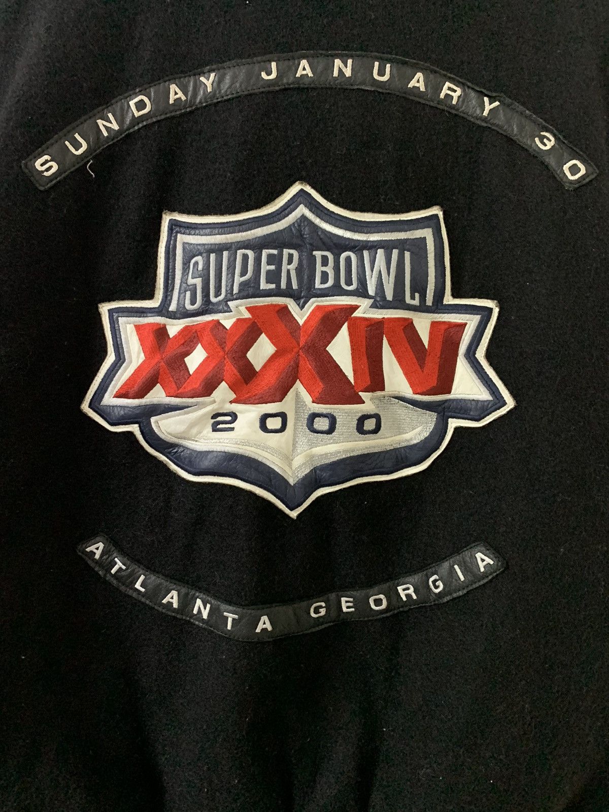 Vintage Vintage Super Bowl Champion Wool Leather Varsity Jacket Size US M / EU 48-50 / 2 - 12 Thumbnail