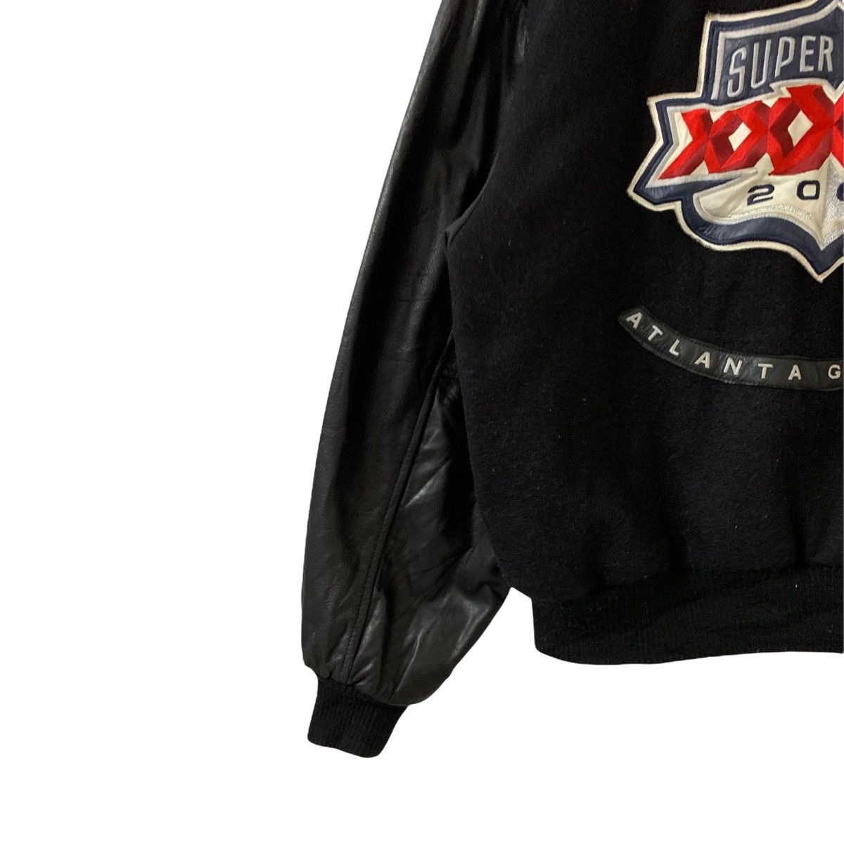 Vintage Vintage Super Bowl Champion Wool Leather Varsity Jacket Size US M / EU 48-50 / 2 - 7 Thumbnail